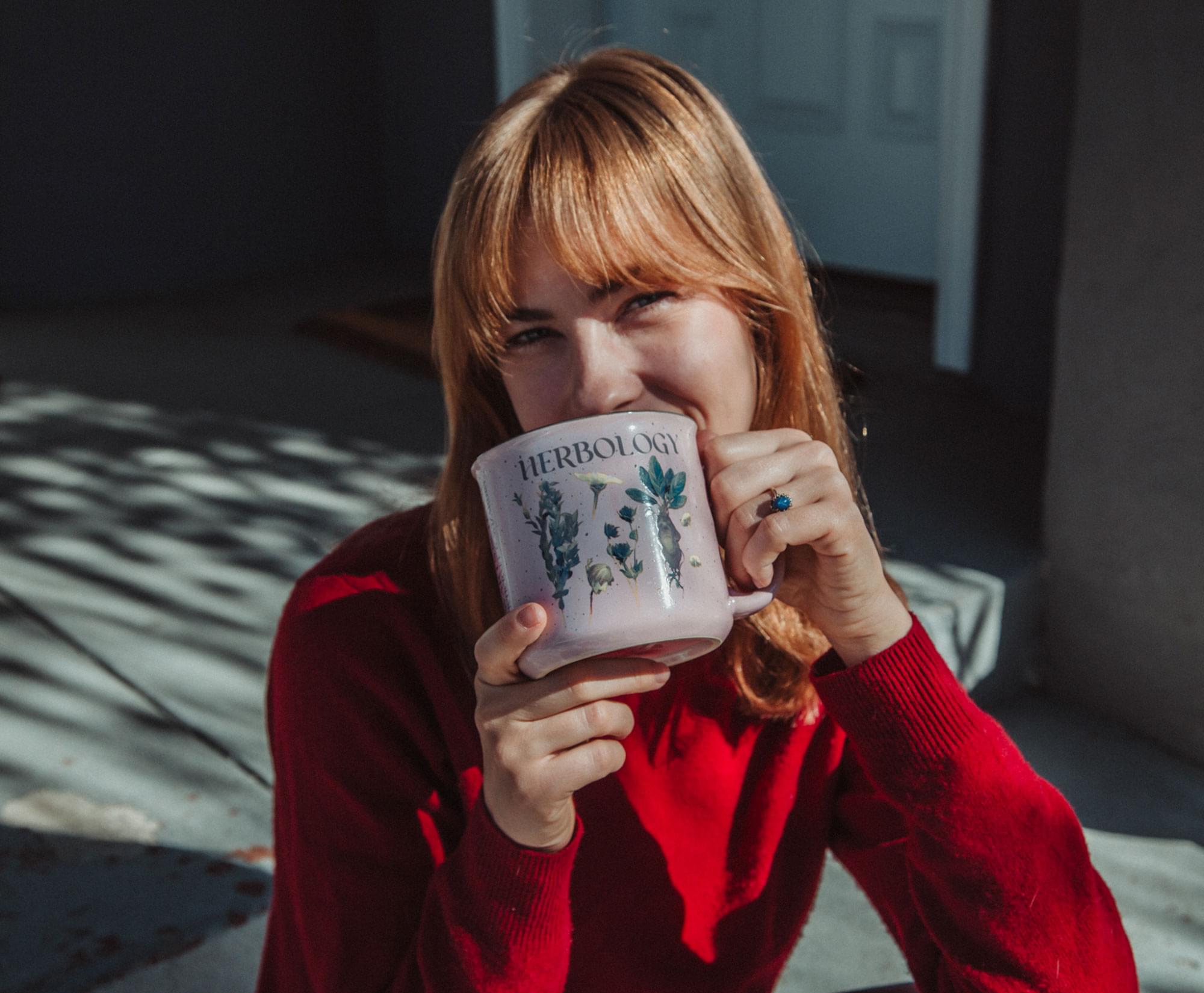 Enchanting Harry Potter Herbology Ceramic Camper Mug - 20 Oz Delight
