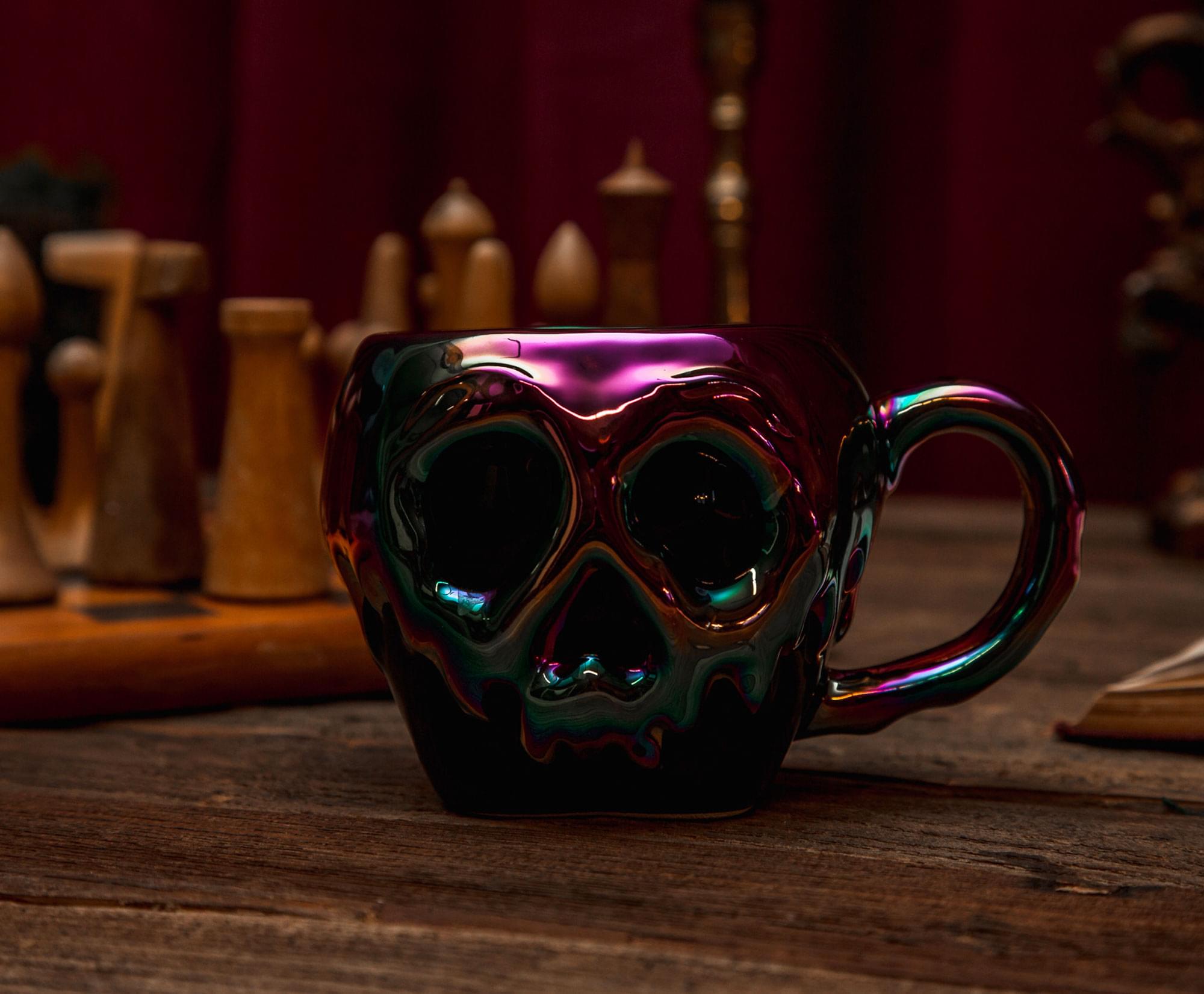 Disney Villains Evil Queen Poison Apple Electroplated Ceramic Mug - A Wicked Delight