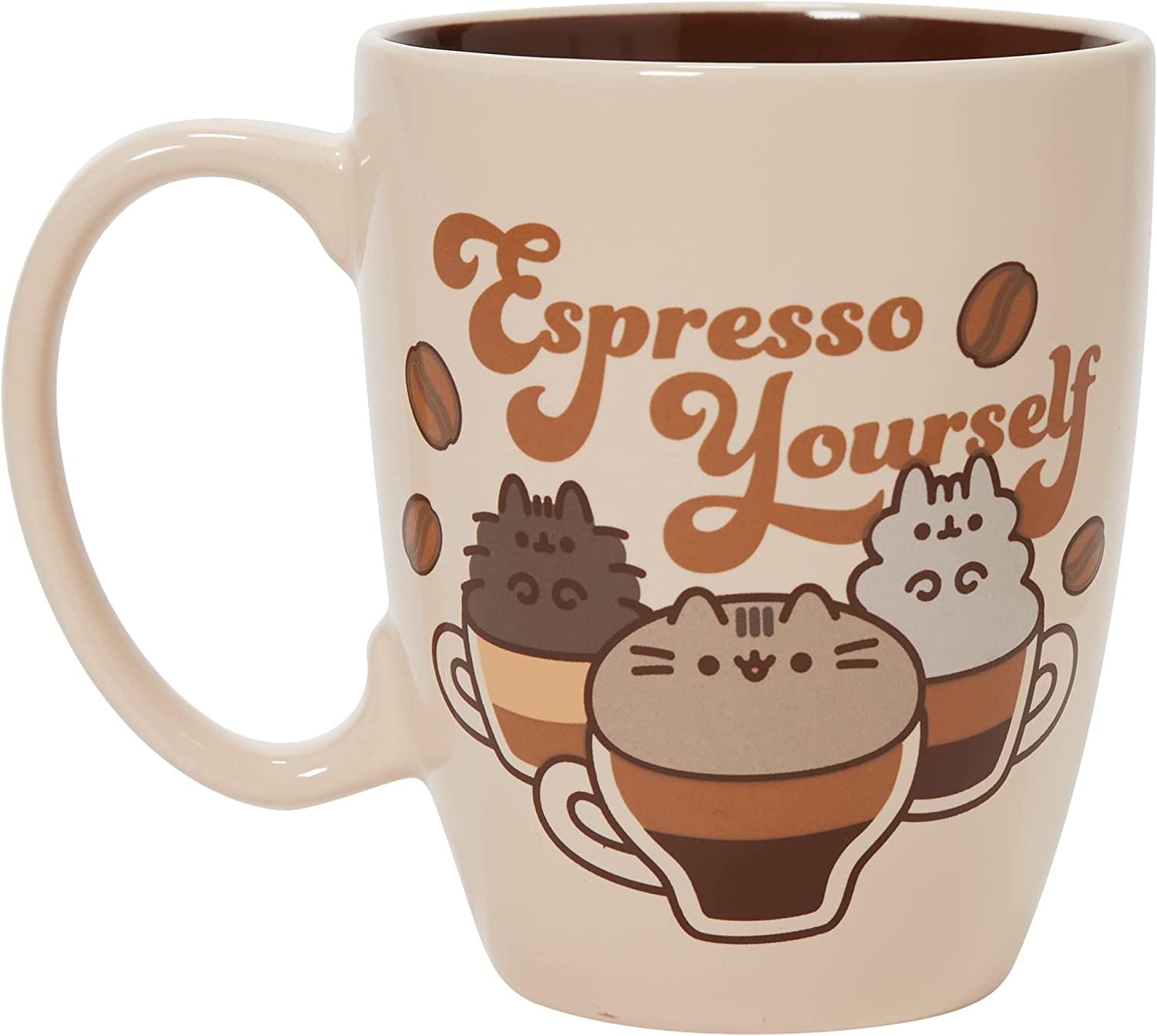 Pusheen 'Espresso Yourself' Stoneware Mug - Adorable Caffeine Companion