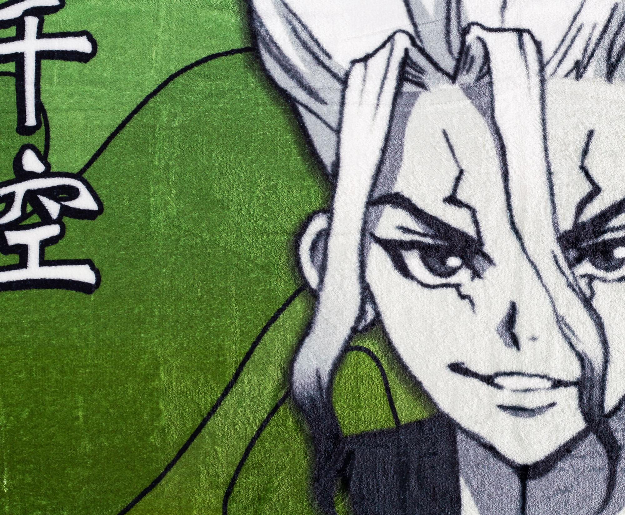 Dr. Stone Senku Ishigami Super Comfy Fleece Throw Blanket - 45x60 Inches
