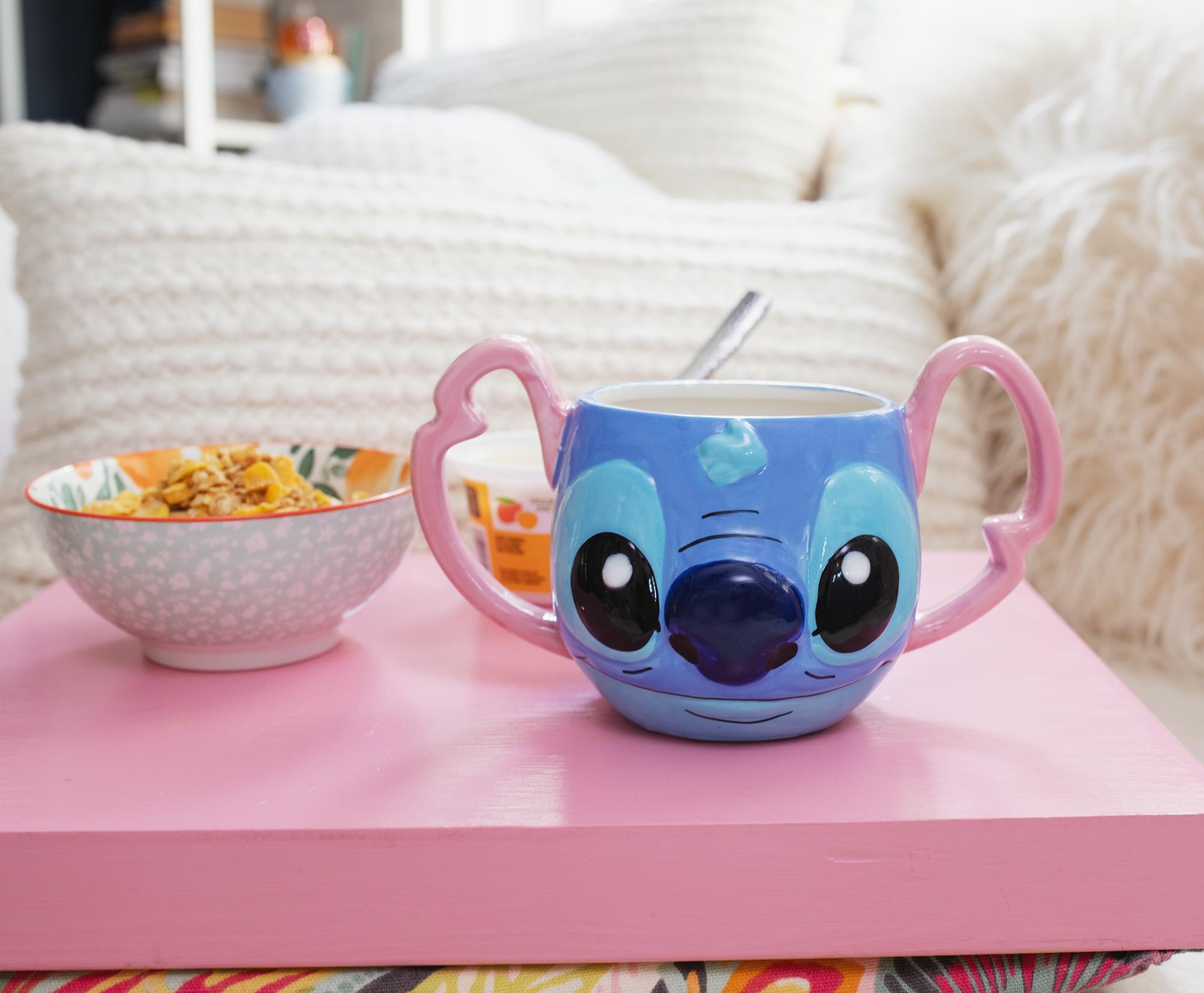 Disney Lilo & Stitch 3D Ceramic Mug - A Cosmic Treat for Your Mornings