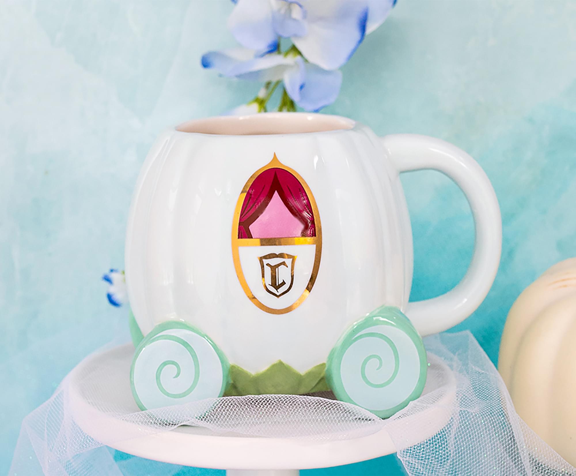 Enchanting Disney Cinderella Coach 3D Ceramic Mug - 20 Ounce