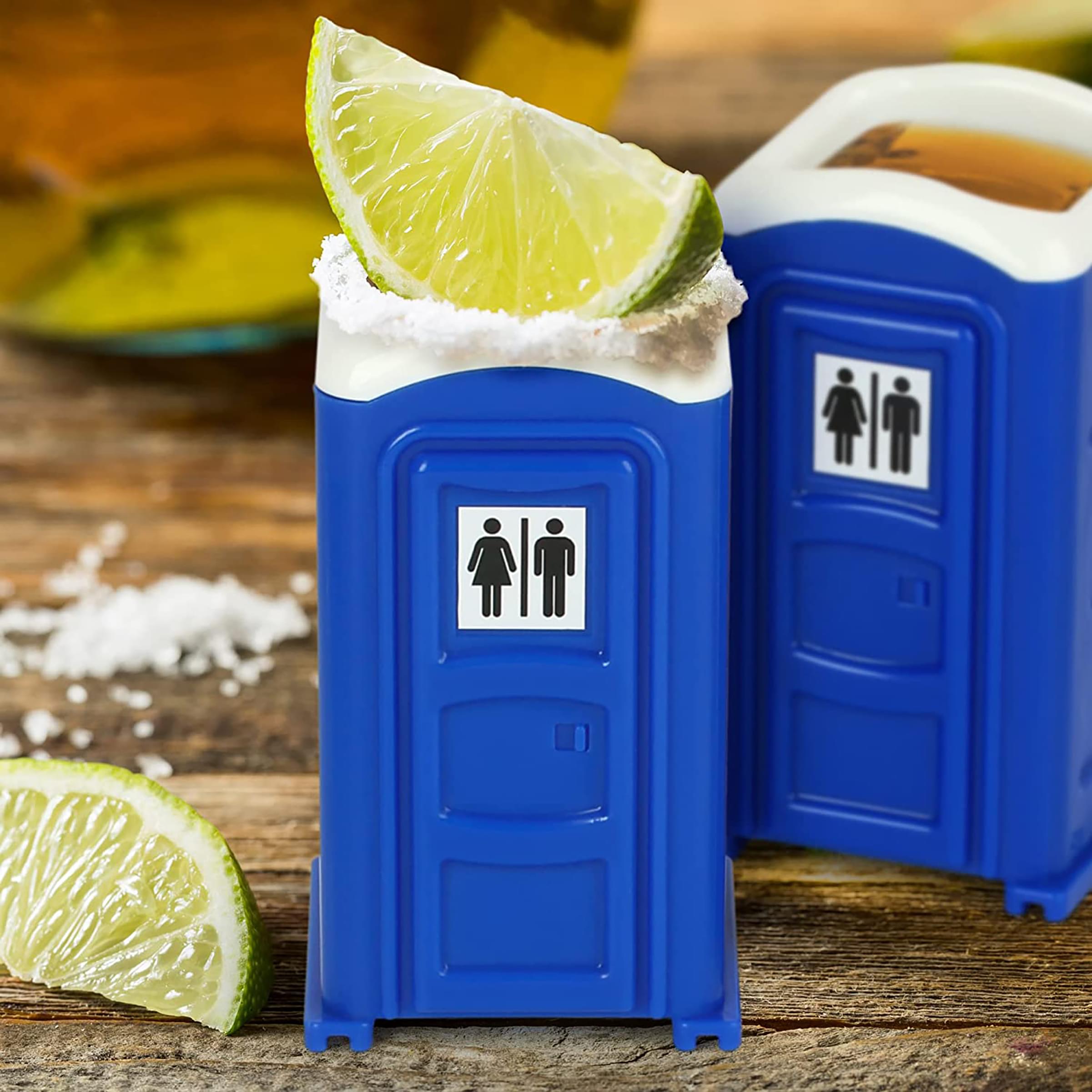 Hilarious Porta Potty 2oz Shot Glass Set
