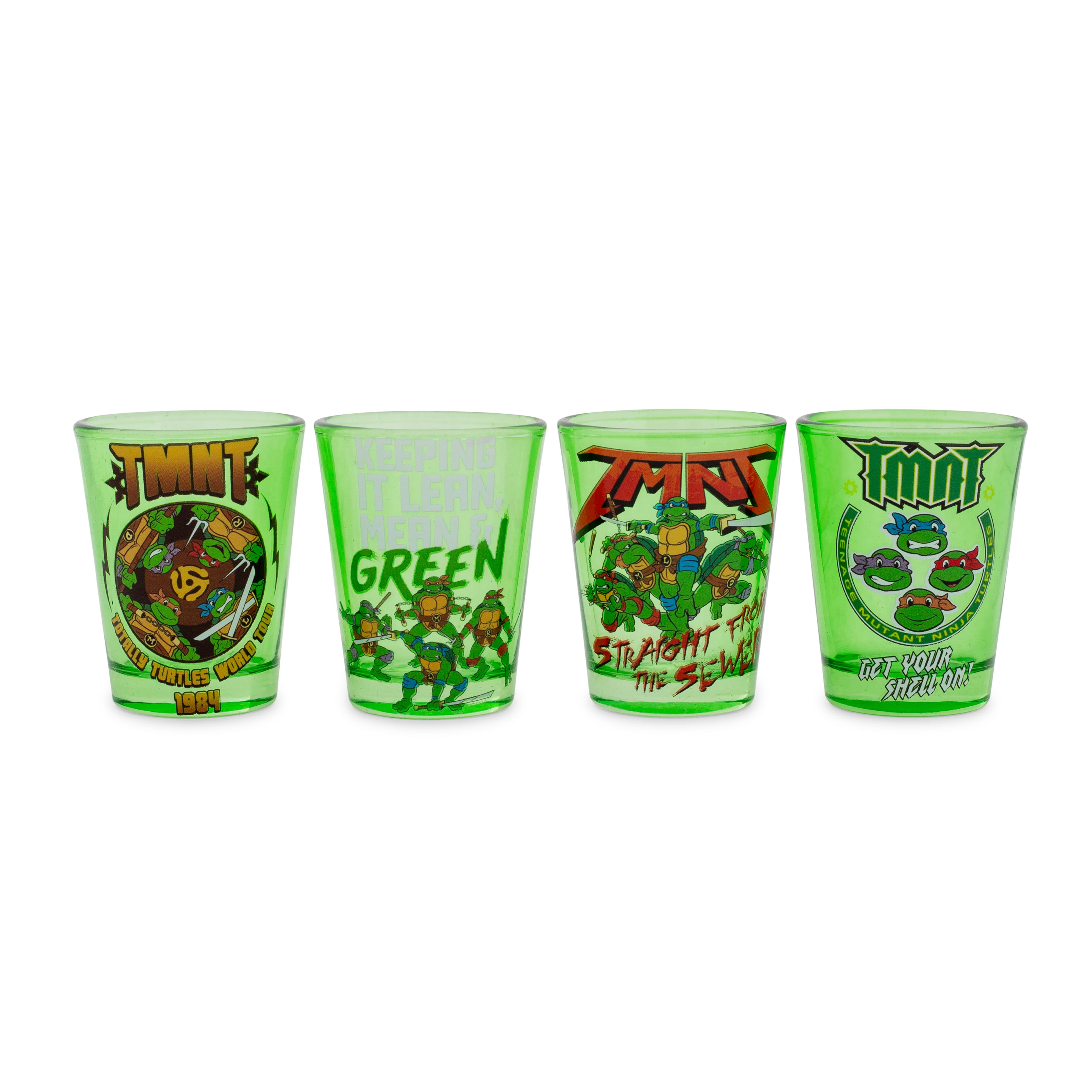 TMNT 2-Ounce Mini Shot Glasses - Set of 4