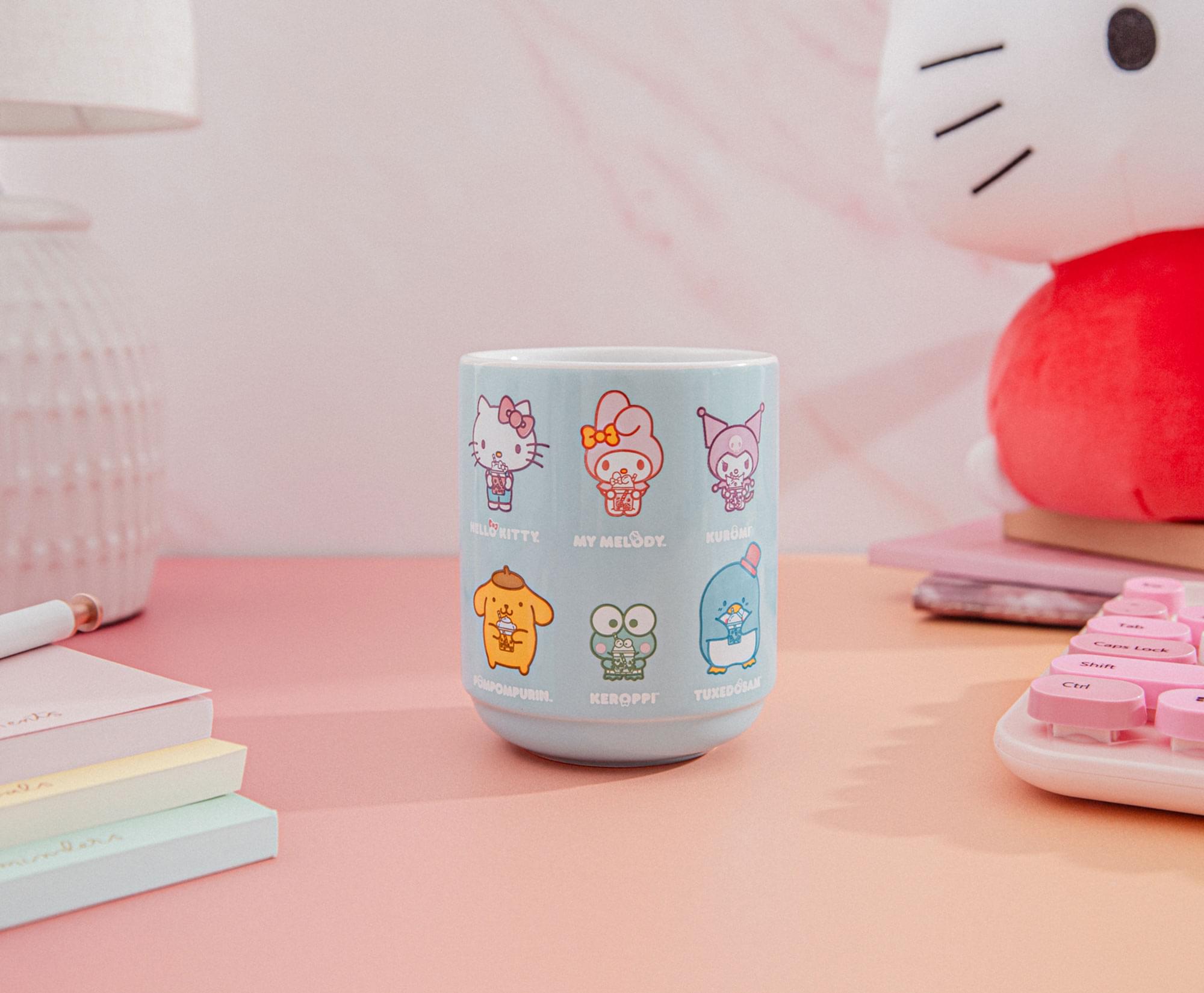 Sanrio's Adorable Hello Kitty and Friends Asian Ceramic Tea Cup - 9 Ounces
