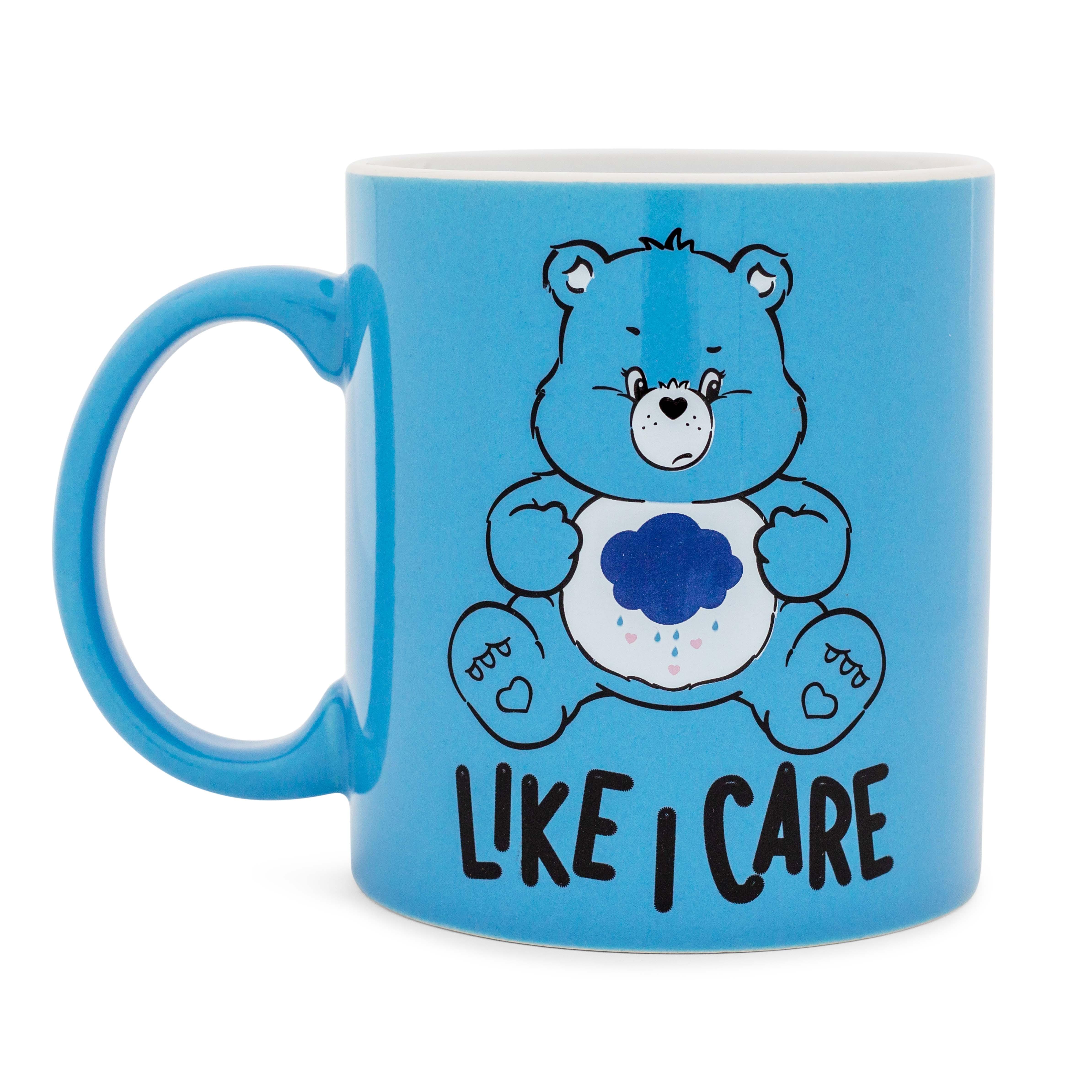 Care Bears Grumpy Bear Ceramic Mug - 20 Ounce Cheerful Sip