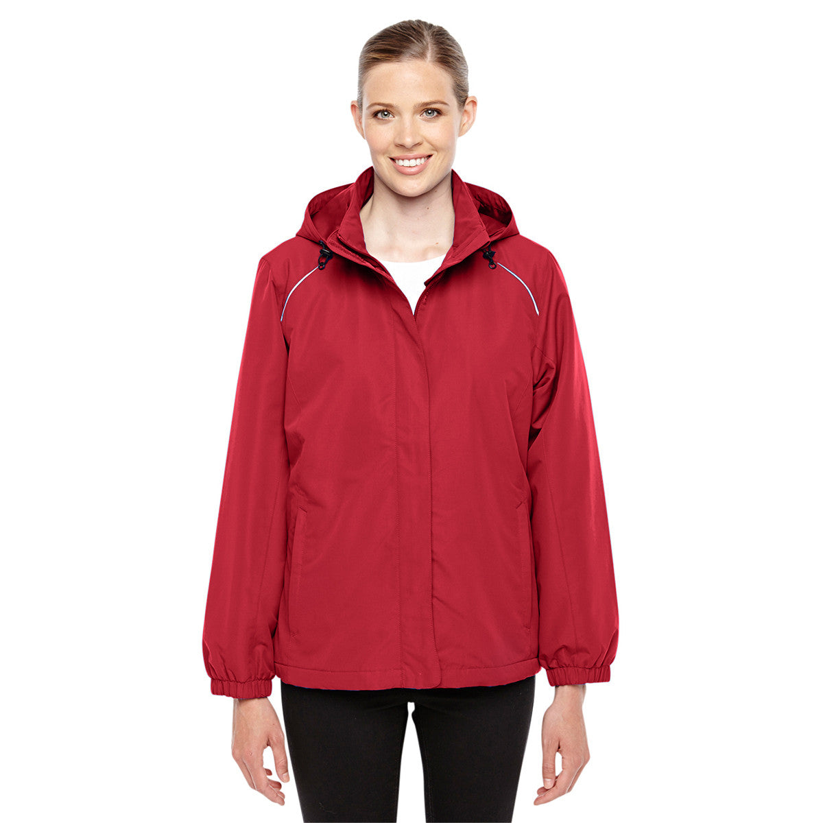 Core 365 Women's All - Season Fleece - Lined Jacket in Classic Red