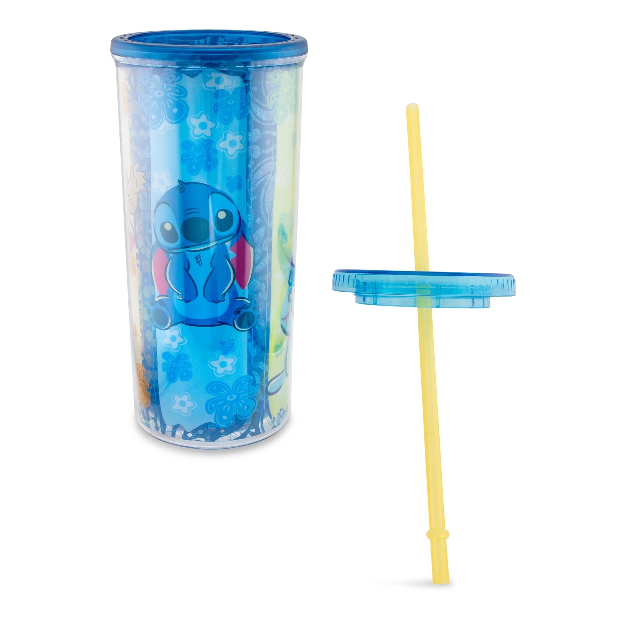 Disney Lilo & Stitch Scrump 20-Ounce Paradise Plastic Carnival Cup with Lid and Straw