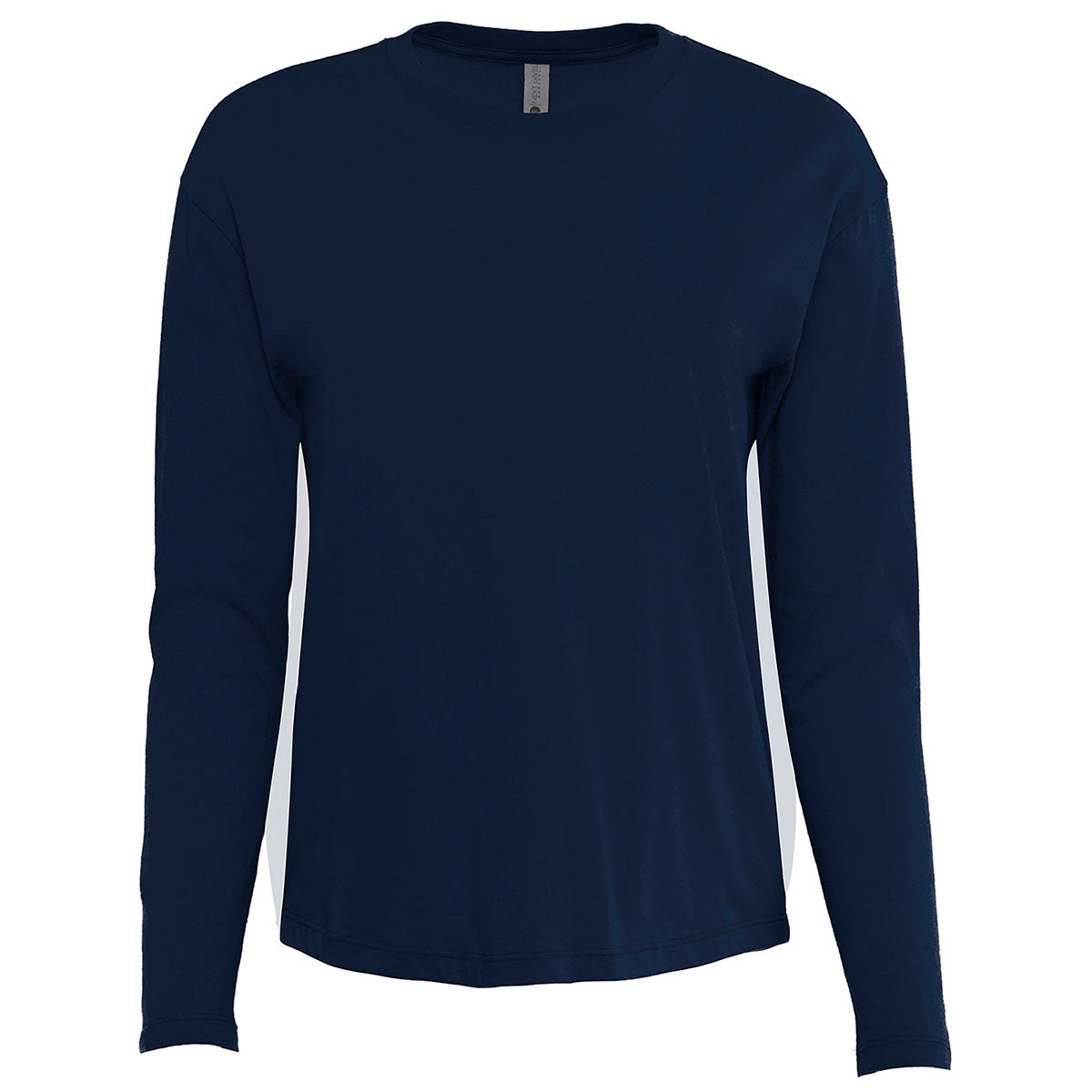 Next Level Apparel Women's Cozy Midnight Navy Long Sleeve T-Shirt
