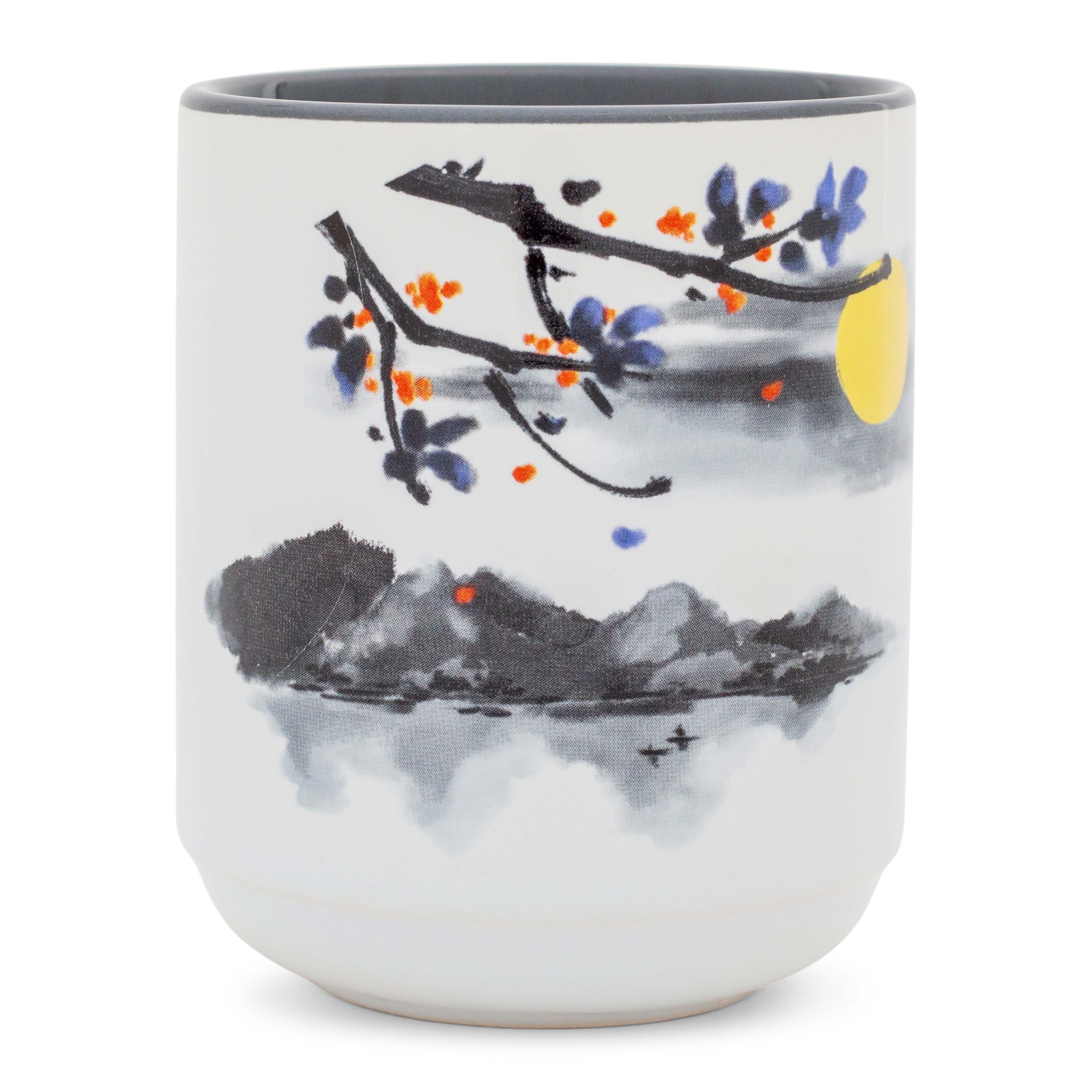 Disney Mickey & Minnie's Sunset Asian Ceramic Tea Cup - 9 Ounce Delight