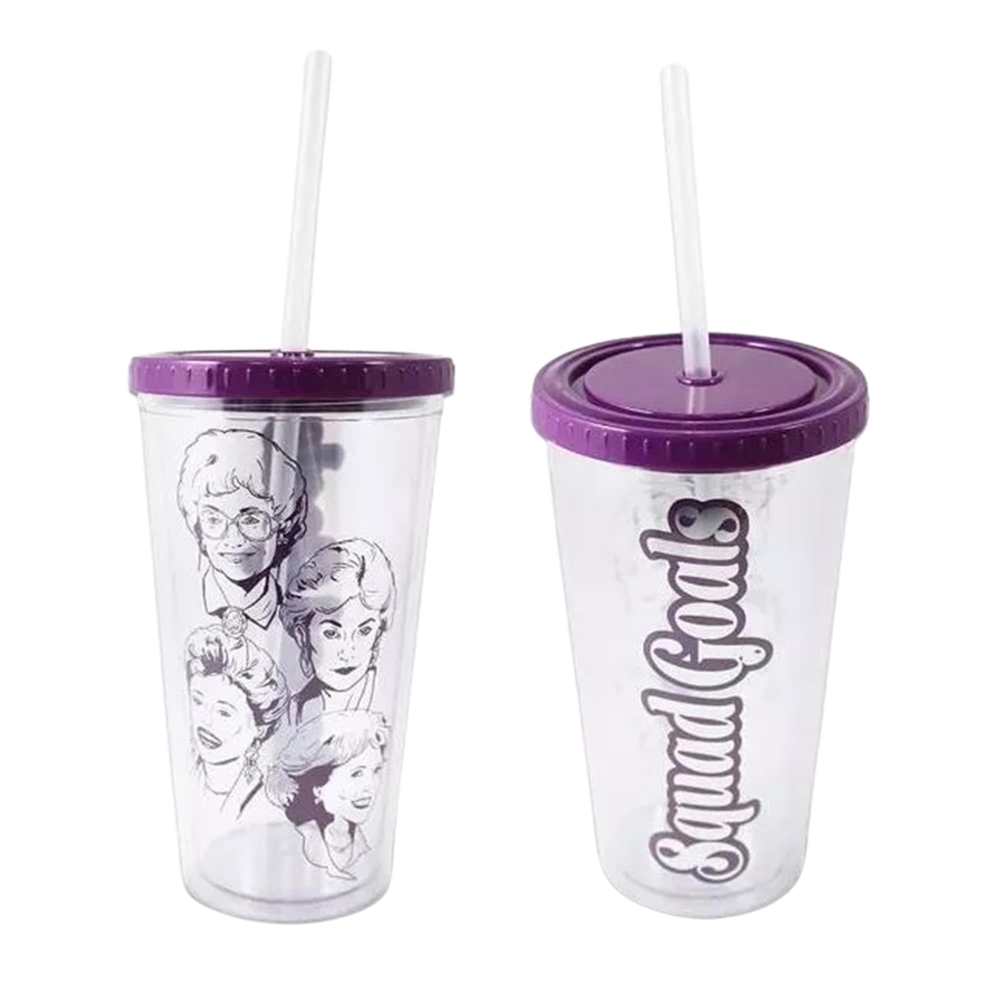 The Golden Girls 20oz Carnival Cup with Lid and Straw - Squad Goals!