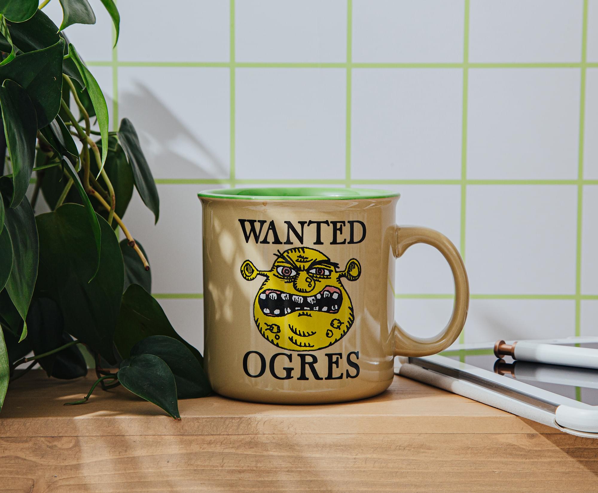 Shrek-Inspired Ceramic Camper Mug - 20 Ounce Magic!