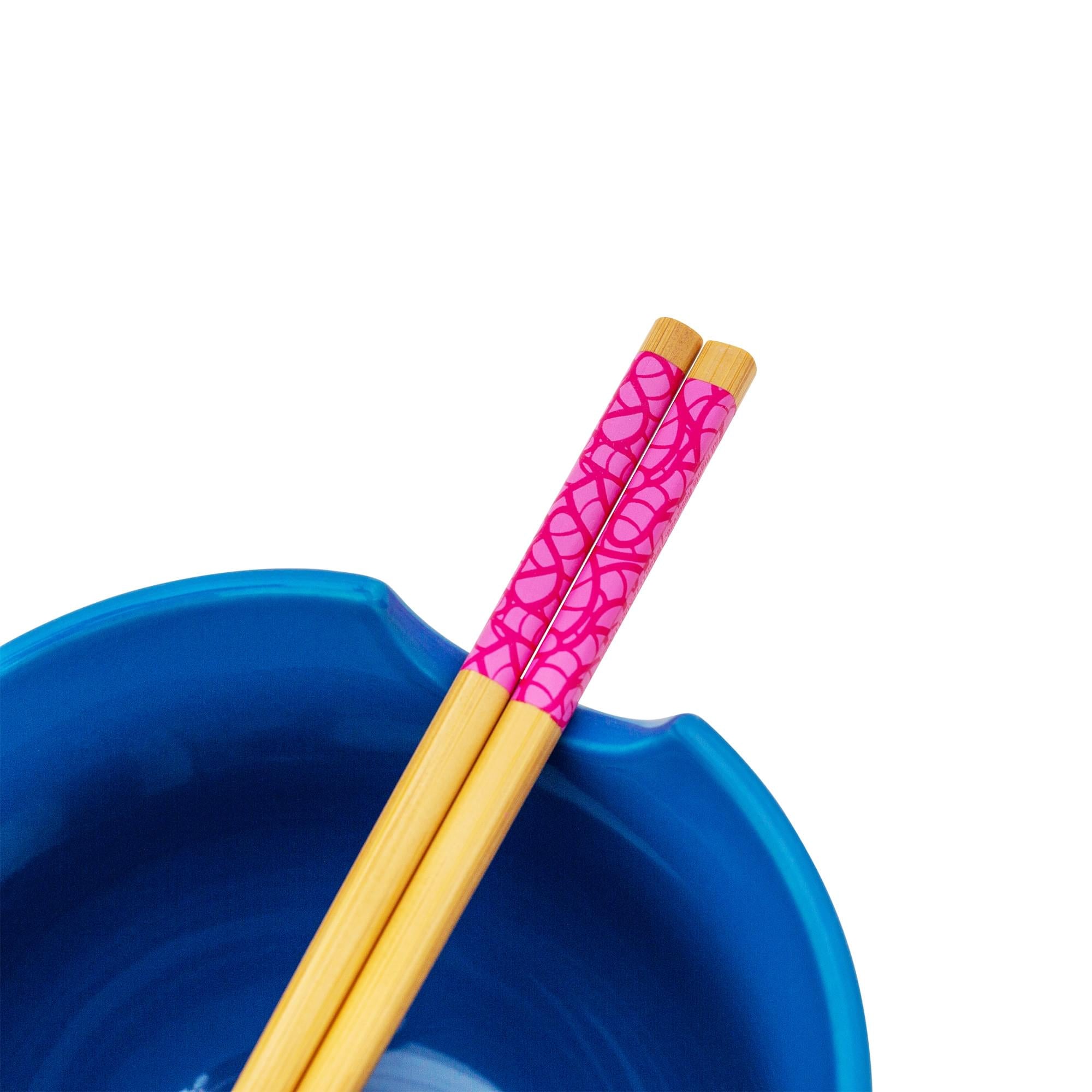 Shrek-Inspired Ramen Bowl & Chopstick Set with Shrekies Eyeballs Design