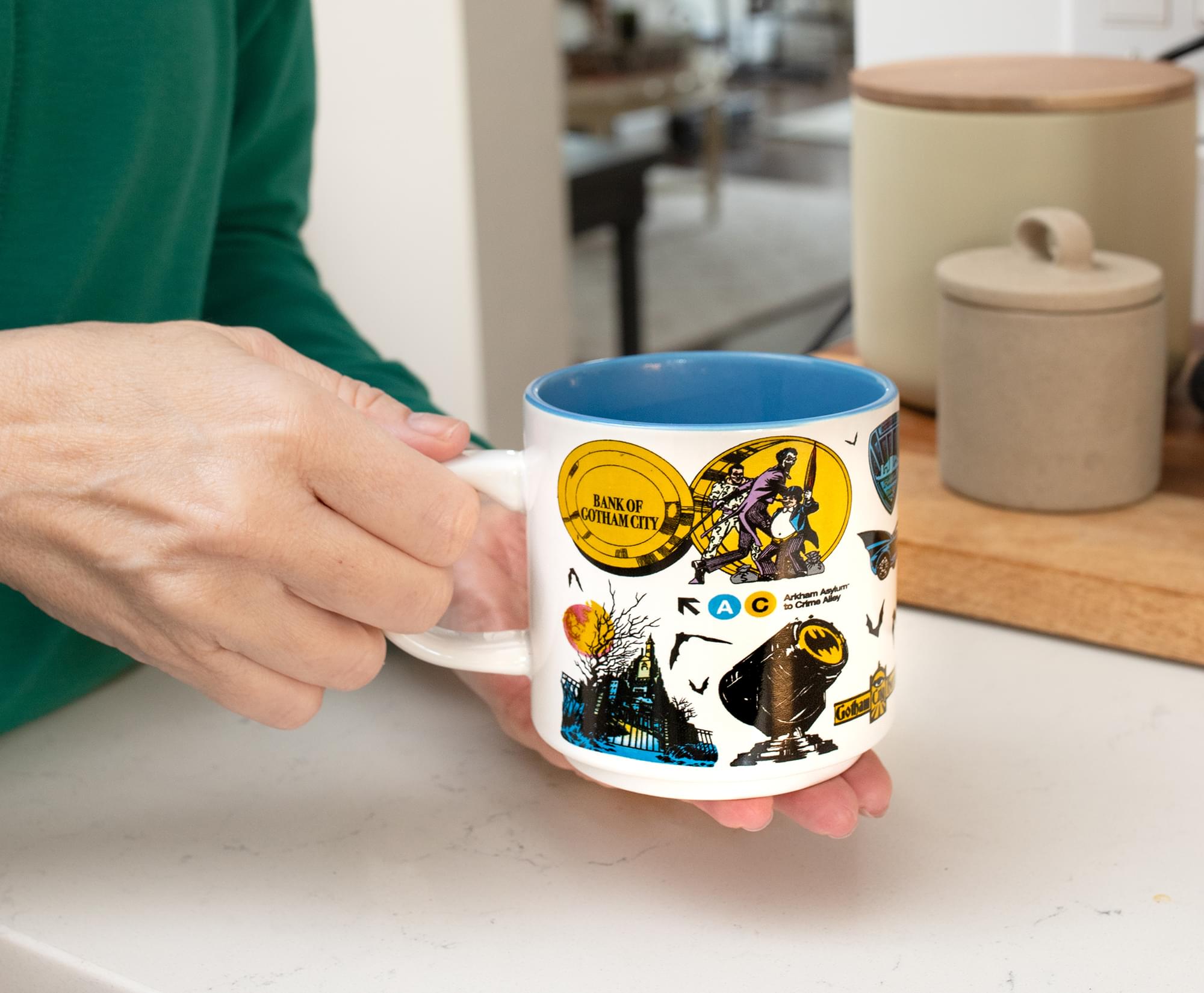 DC Comics Batman Stackable Ceramic Mug - 13 Ounces