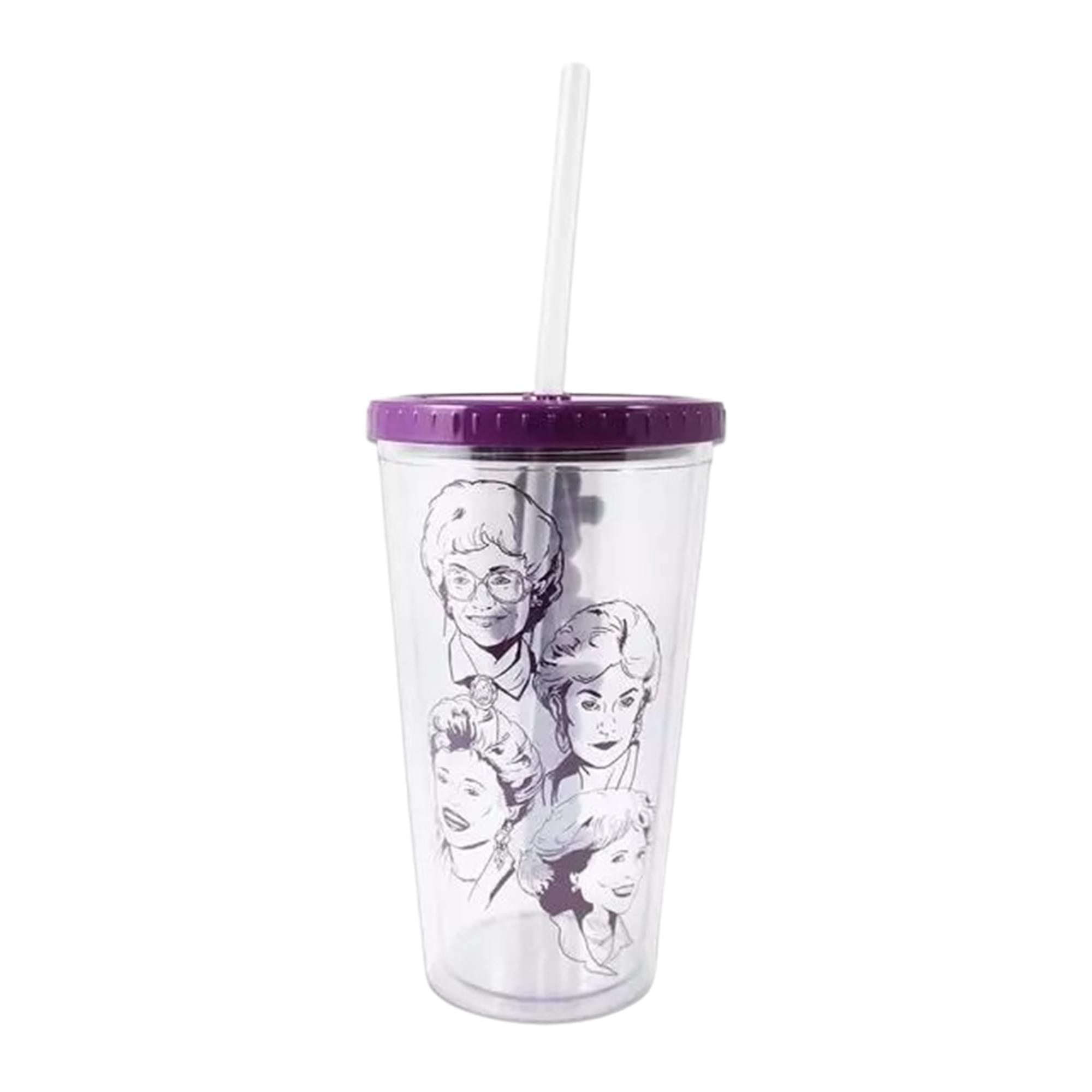The Golden Girls 20oz Carnival Cup with Lid and Straw - Squad Goals!