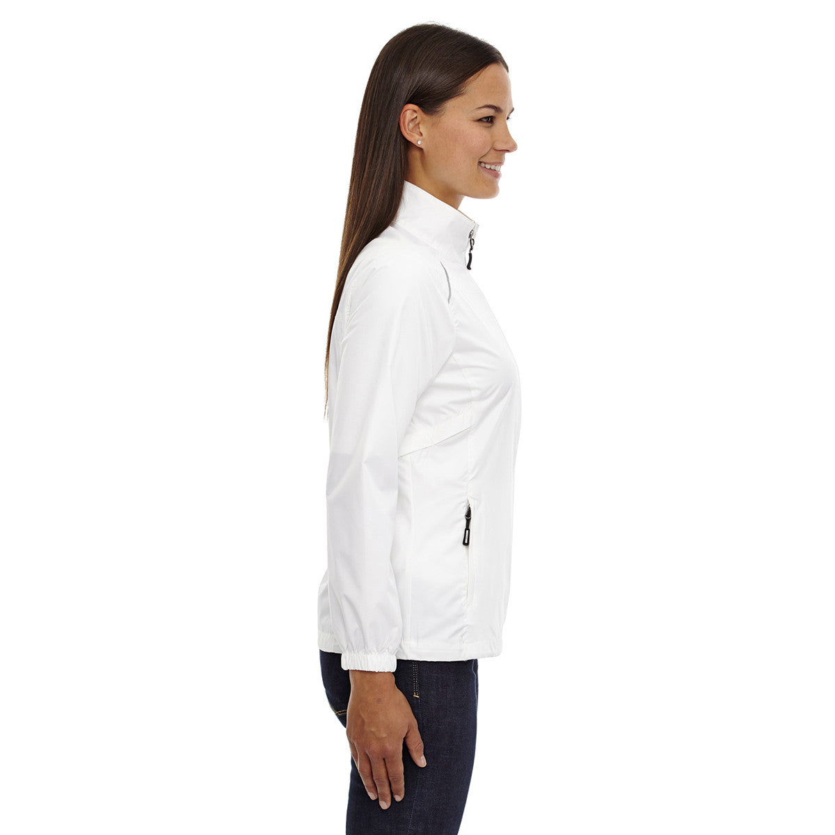 Core 365 Women's White Motivate Lightweight Unlined Jacket - Your Outdoor Companion