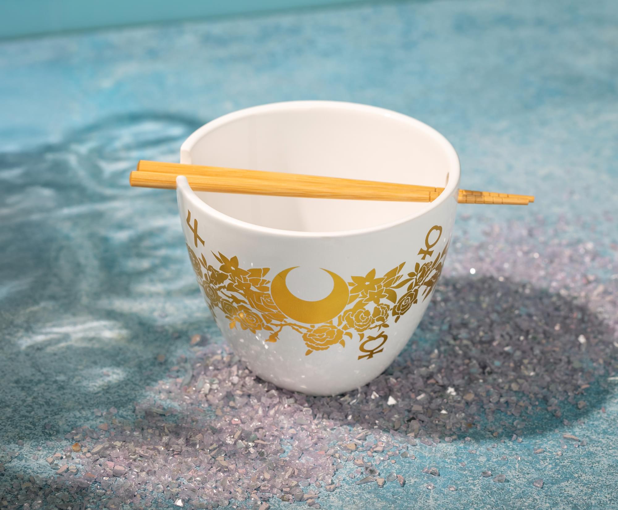 Chic Sailor Moon Crystal 16 - Ounce Ramen Bowl with Chopsticks Set