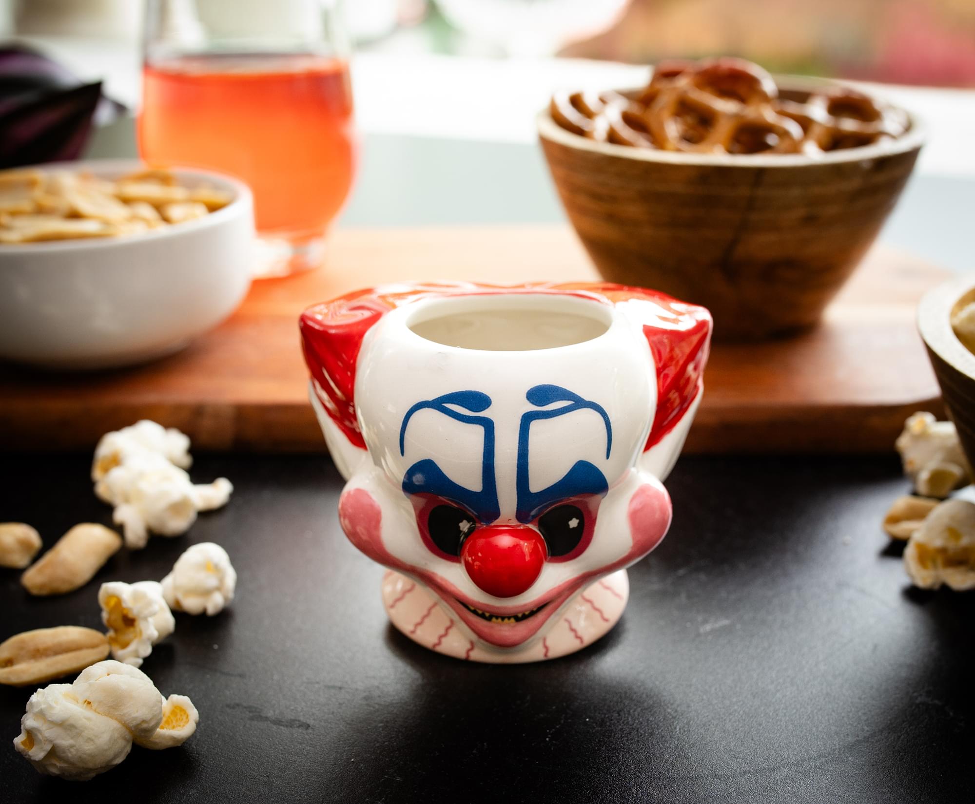 Out-of-this-World Rudy 2-Ounce Killer Klowns from Outer Space Sculpted Ceramic Shot Glass