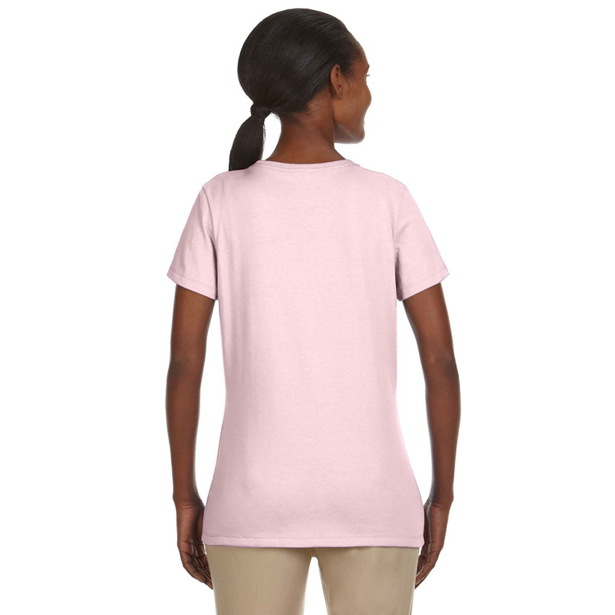 Jerzees Women's Dri-Power Active T-Shirt in Classic Pink
