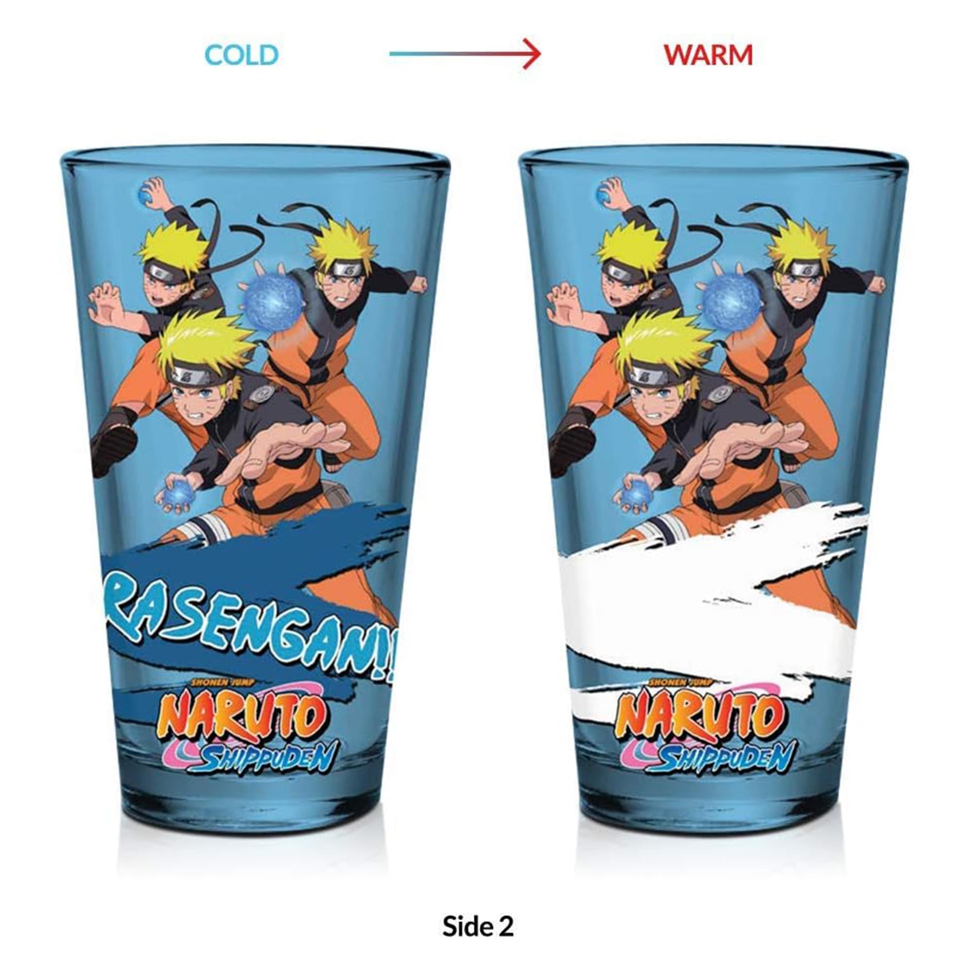 Naruto Shippuden 16oz Color - Changing Pint Glass for Beverage Lovers