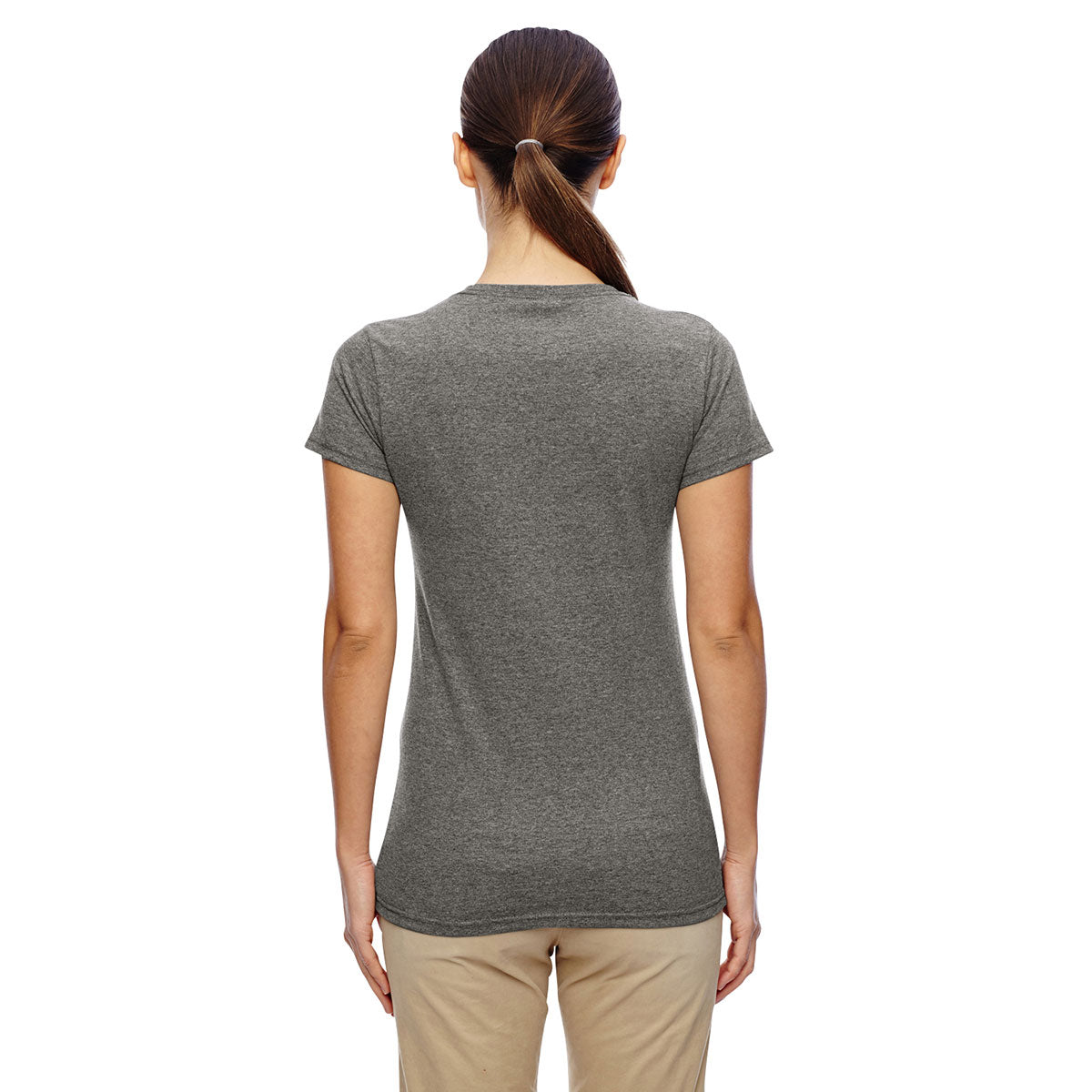 Gildan Women's Stylish Graphite Heather 5.3 oz. T-Shirt