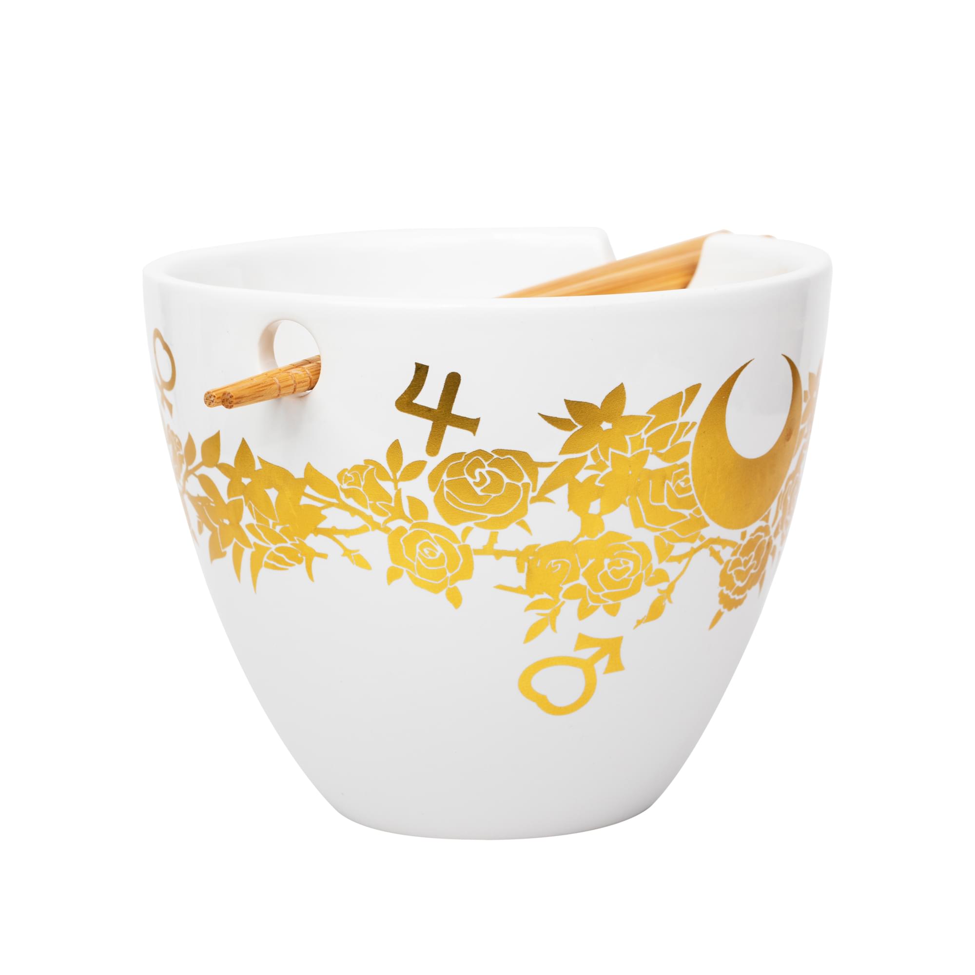 Chic Sailor Moon Crystal 16 - Ounce Ramen Bowl with Chopsticks Set
