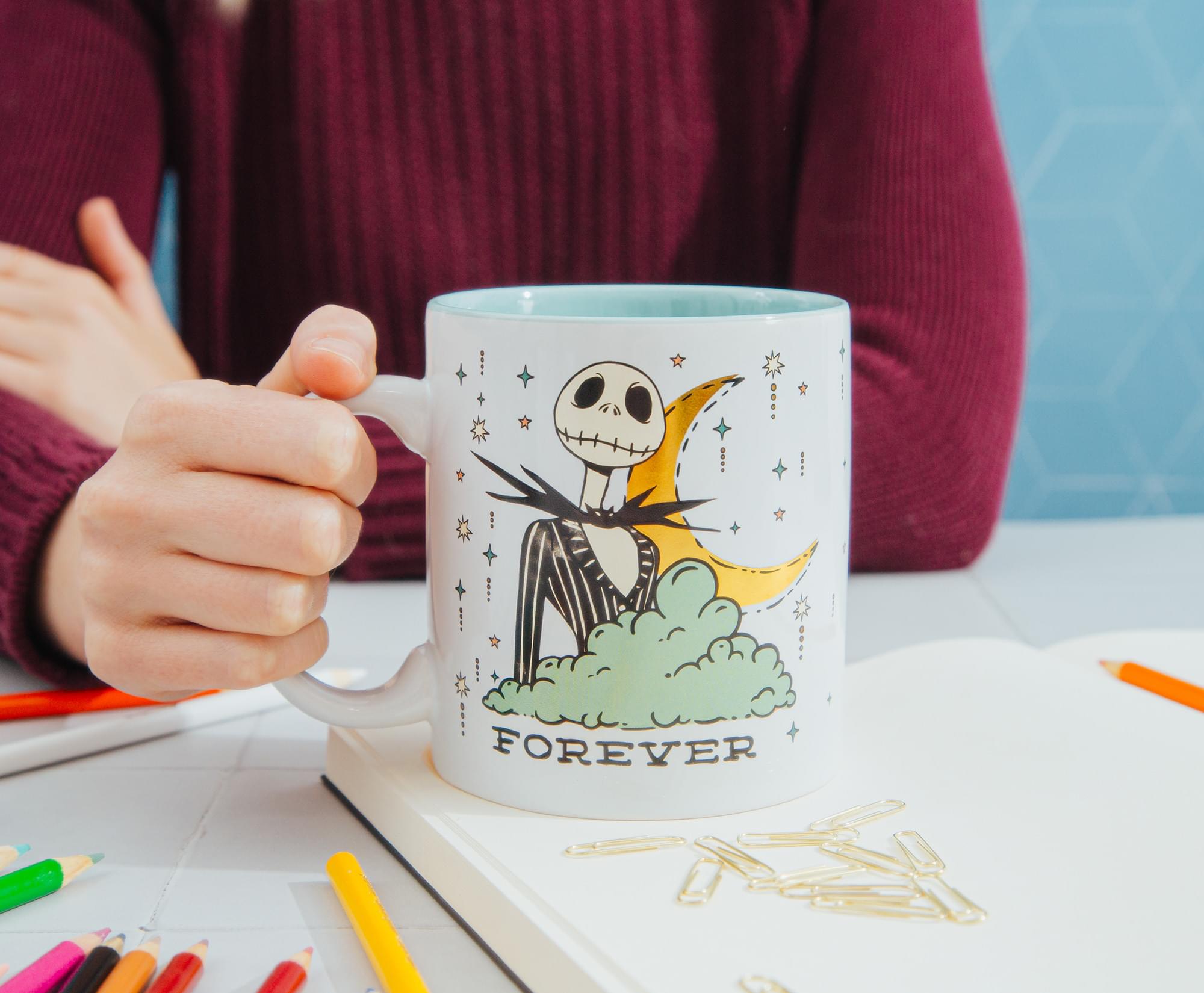 Disney's The Nightmare Before Christmas 'Forever & Always' Foil-Embossed Mug