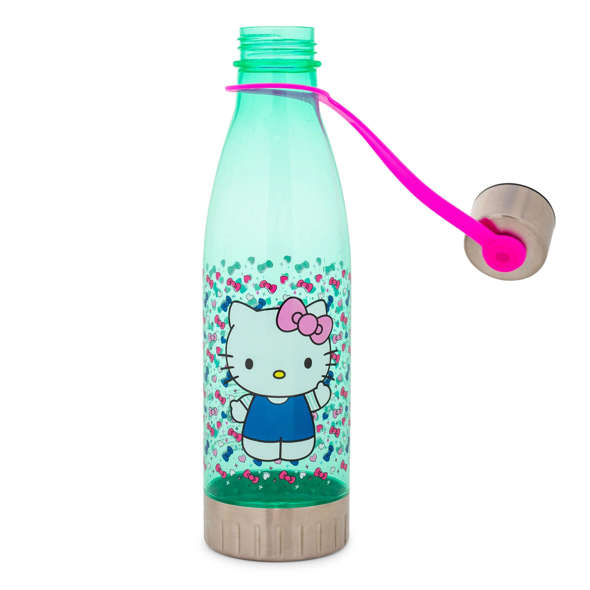 Sanrio Hello Kitty Hearts and Bows 20 Oz. Water Bottle with Lid