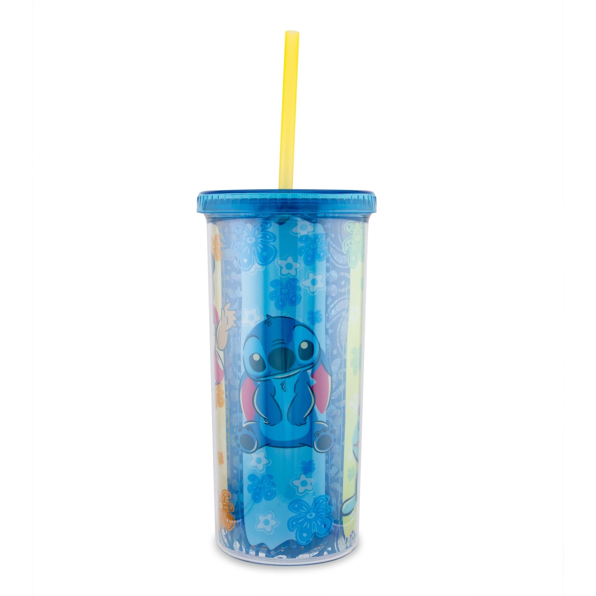 Disney Lilo & Stitch Scrump 20-Ounce Paradise Plastic Carnival Cup with Lid and Straw
