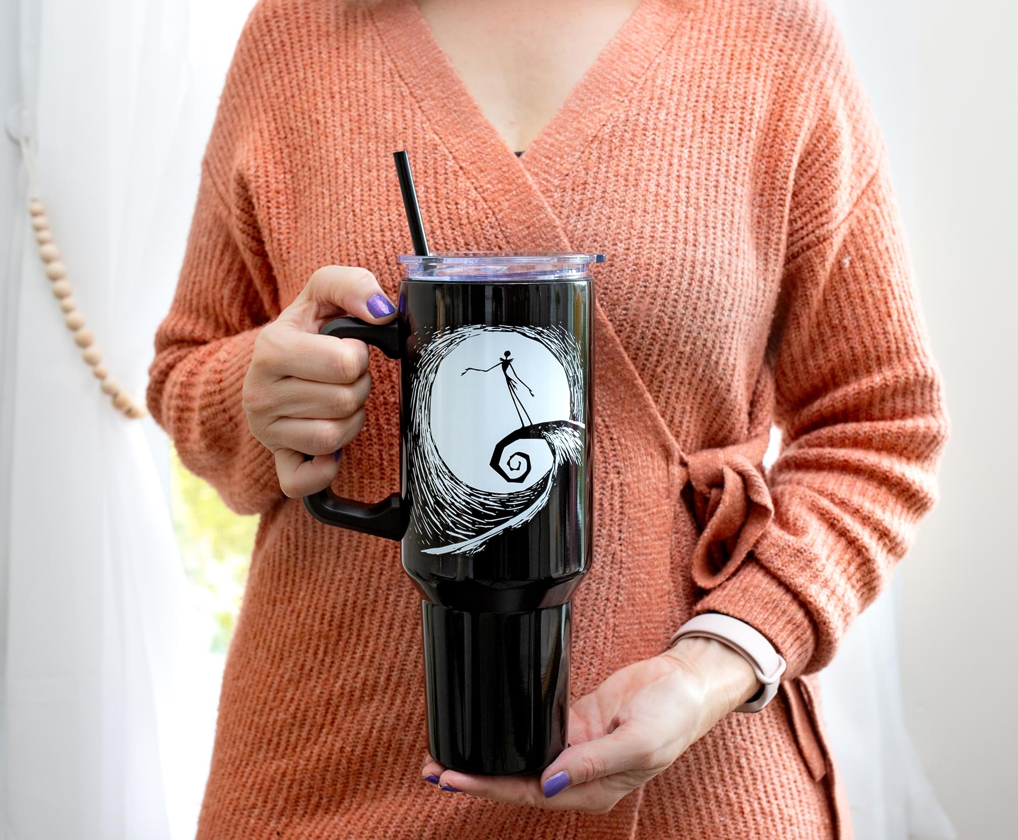 Jack Skellington Stainless Steel Tumbler Inspired by Disney's The Nightmare Before Christmas