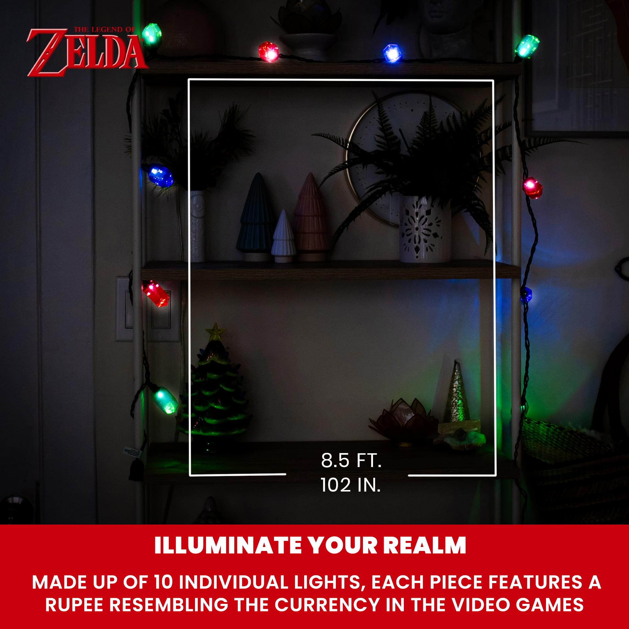 Epic Zelda Rupee String Lights for Magical Adventures