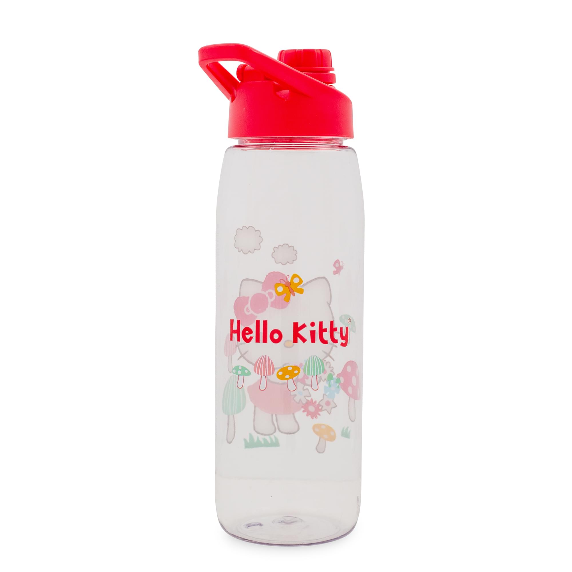 Sanrio Hello Kitty Mushroom-Print Water Bottle - 28 Ounce
