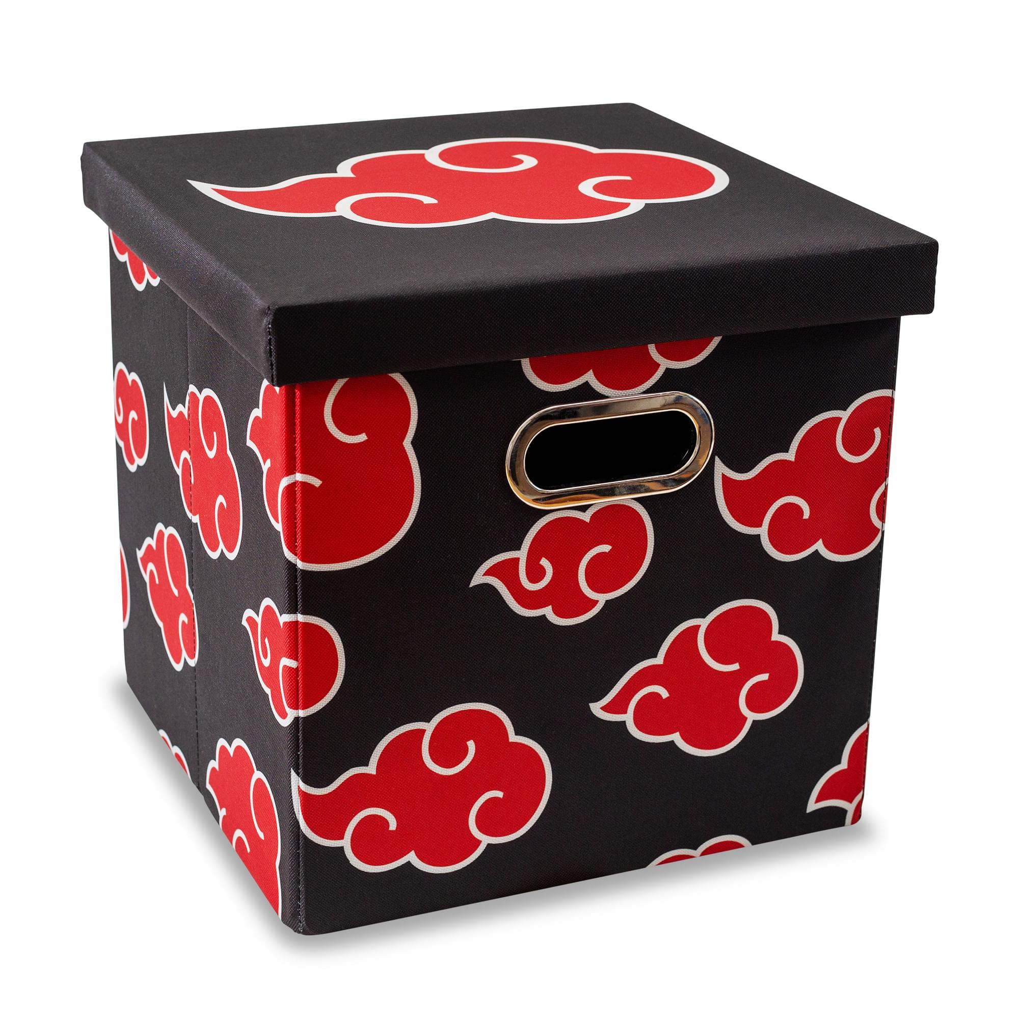Naruto Shippuden Akatsuki-Inspired 13-Inch Storage Bin with Lid