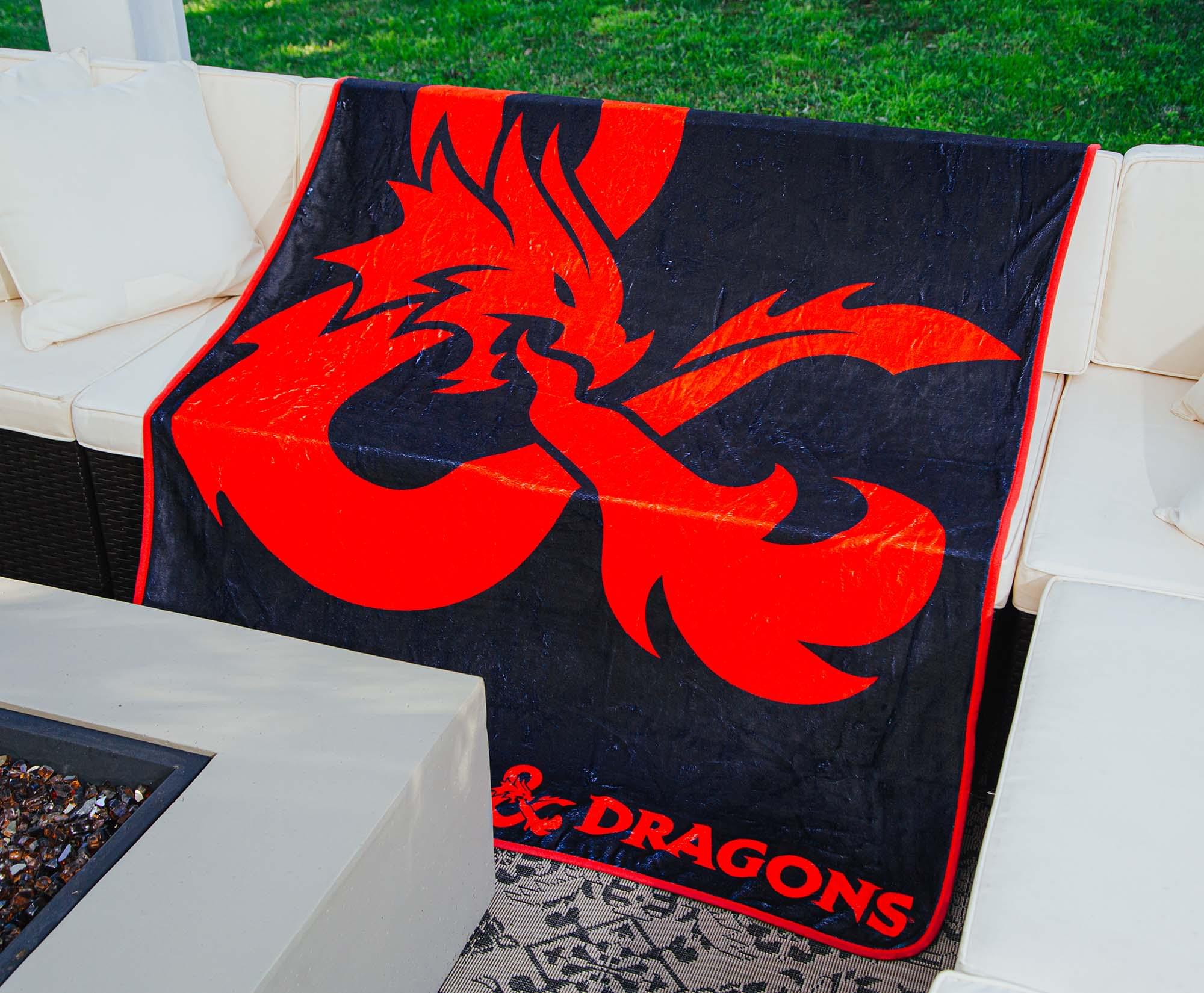 Epic Dungeons & Dragons Fleece Throw Blanket - 45x60 Inches