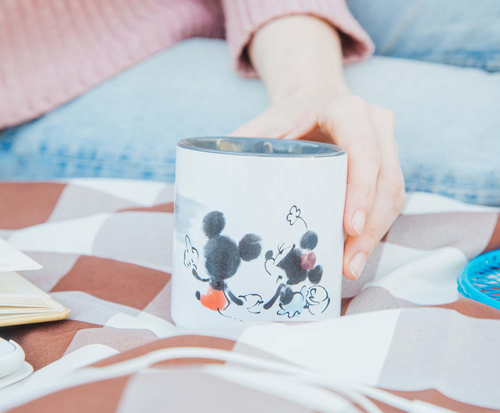 Disney Mickey & Minnie's Sunset Asian Ceramic Tea Cup - 9 Ounce Delight