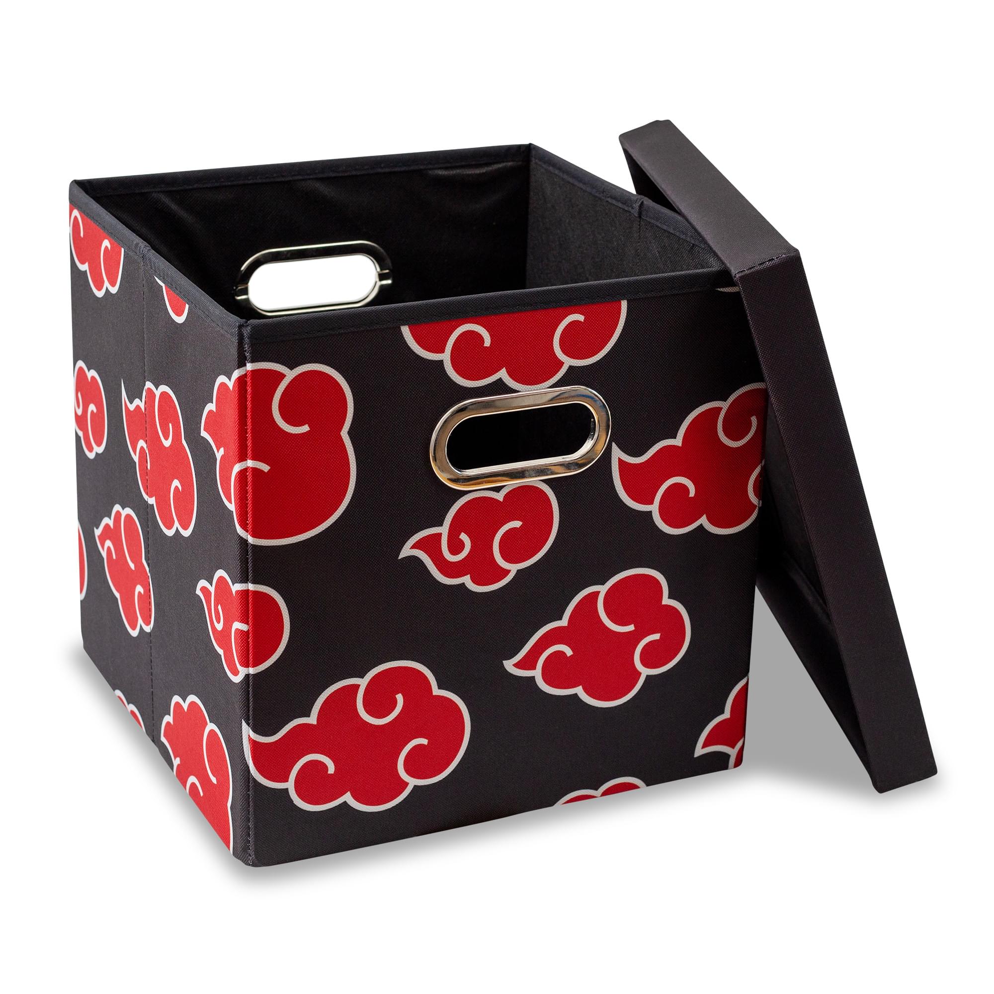 Naruto Shippuden Akatsuki-Inspired 13-Inch Storage Bin with Lid