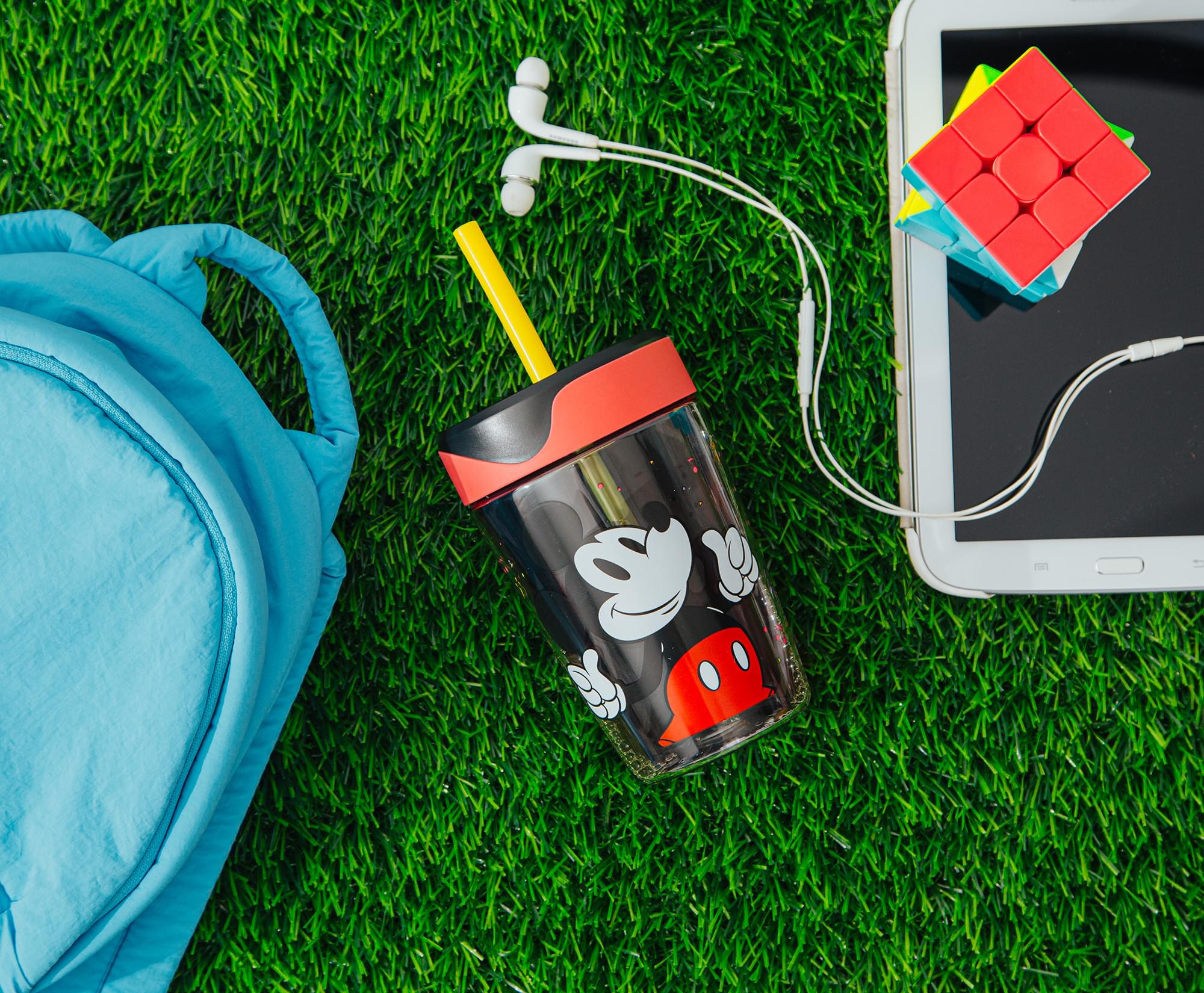 Disney Mickey Mouse 18-Ounce Spill-Proof Kids Tumbler with Straw - Sip the Magic!