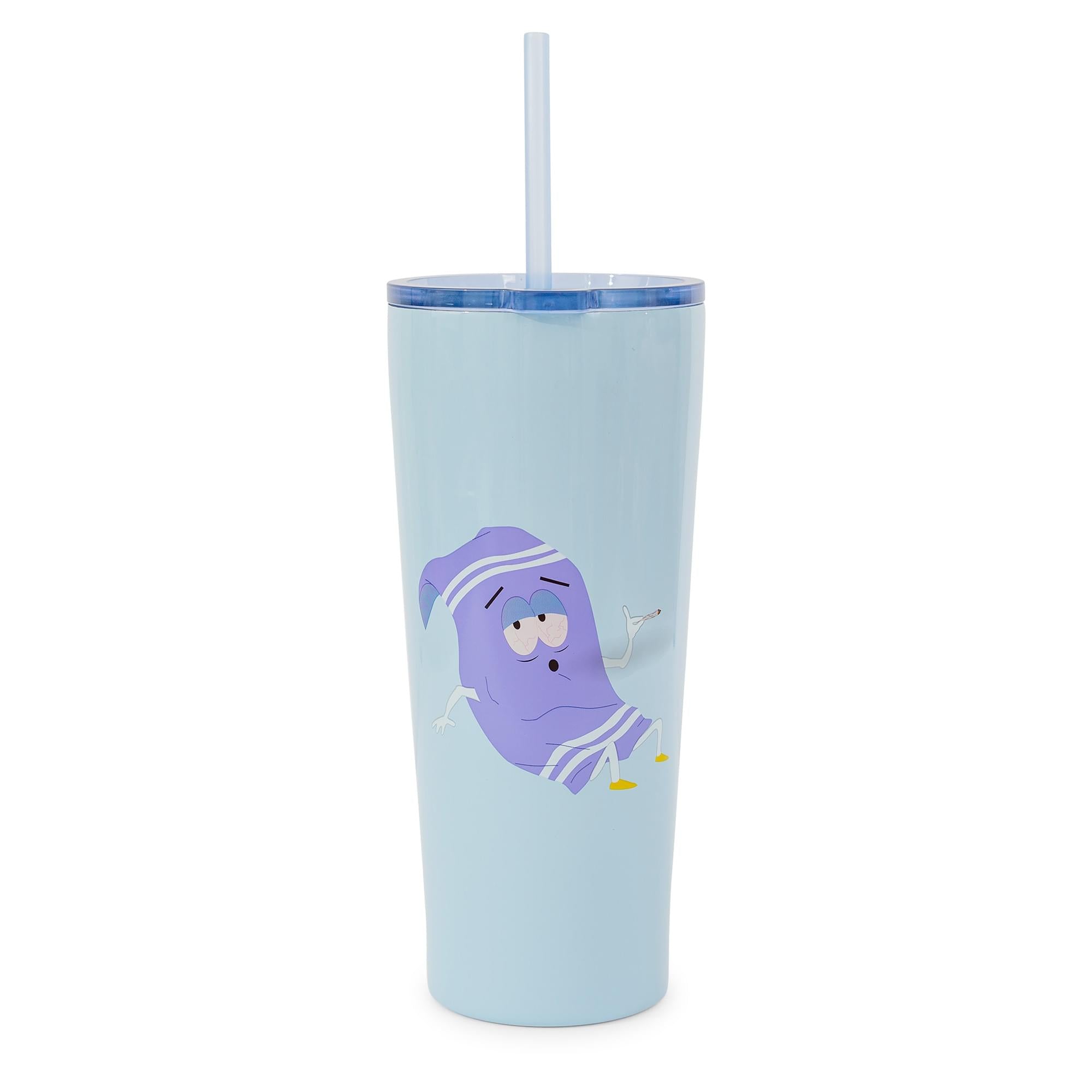 South Park Towelie Stainless Steel Tumbler with Straw - 22 Oz