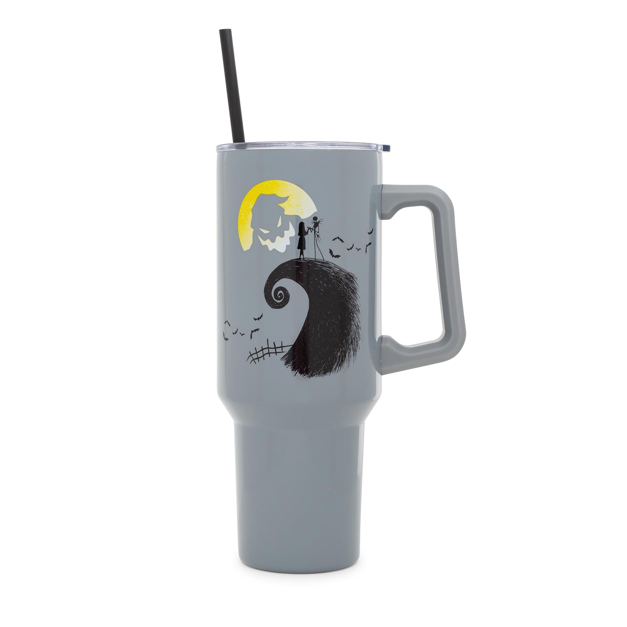 Disney's Tim Burton's The Nightmare Before Christmas Spiral Hill Stainless Steel Tumbler