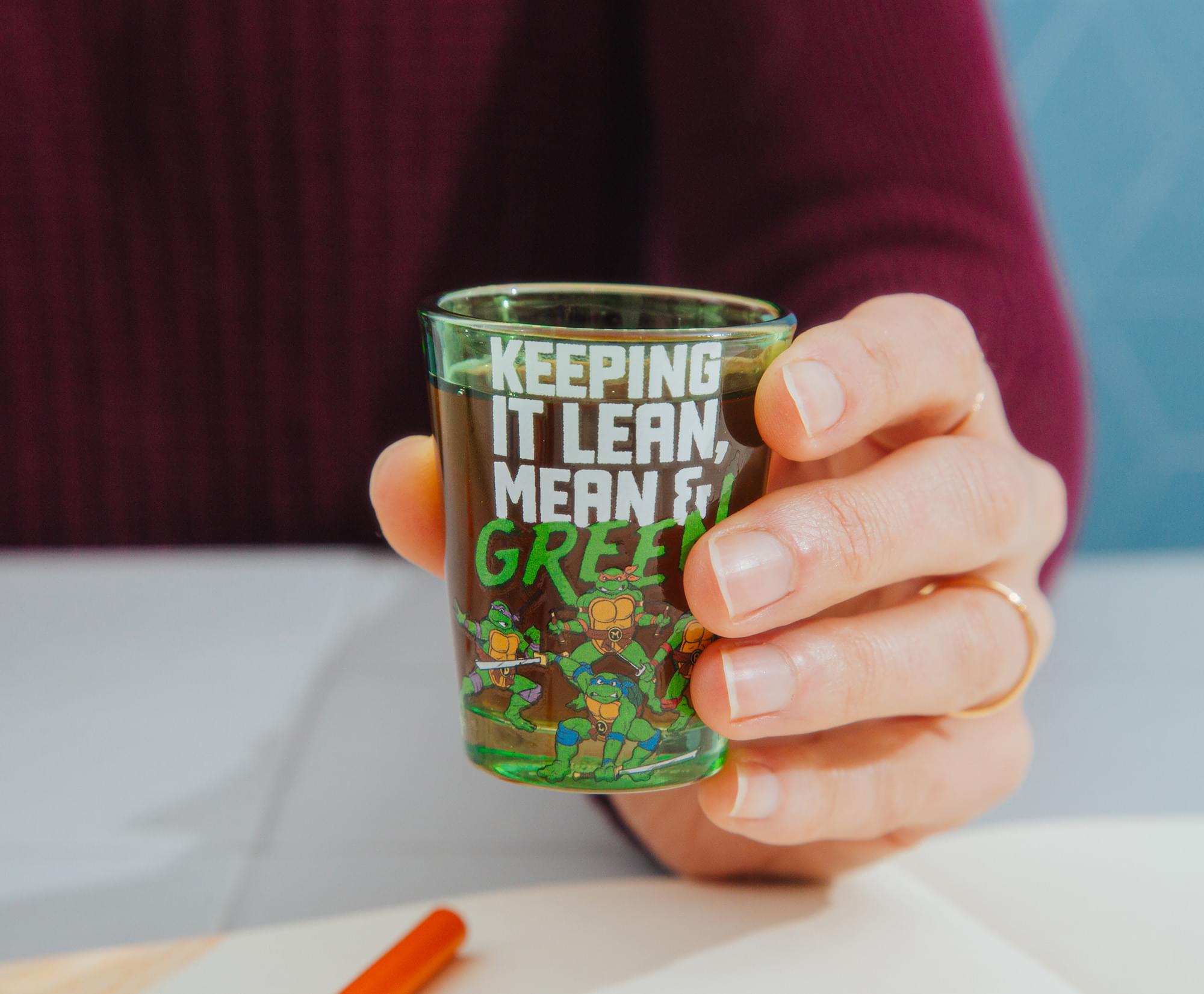 TMNT 2-Ounce Mini Shot Glasses - Set of 4