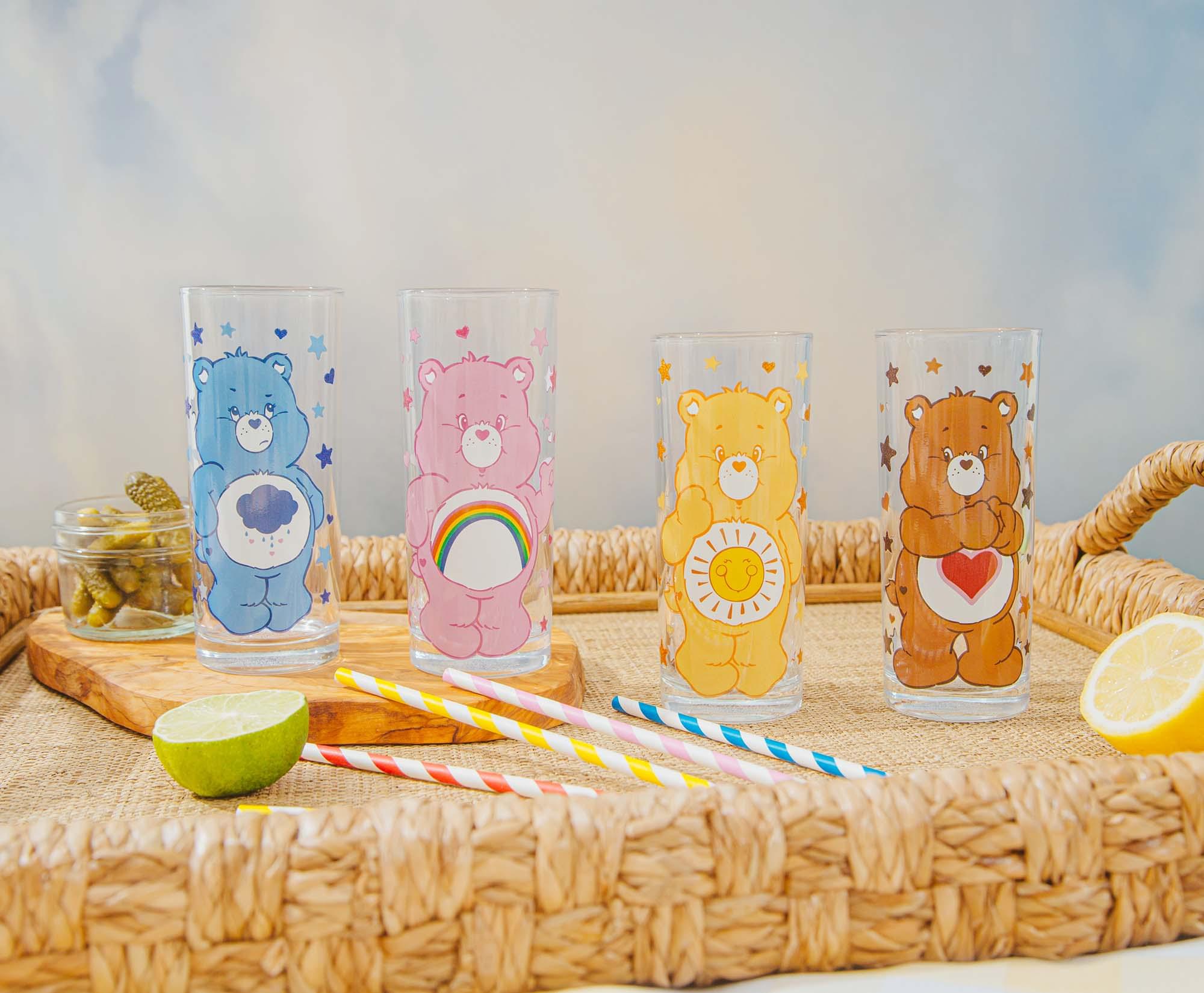 Care Bears 4-Piece 10-Ounce Tumbler Glass Set