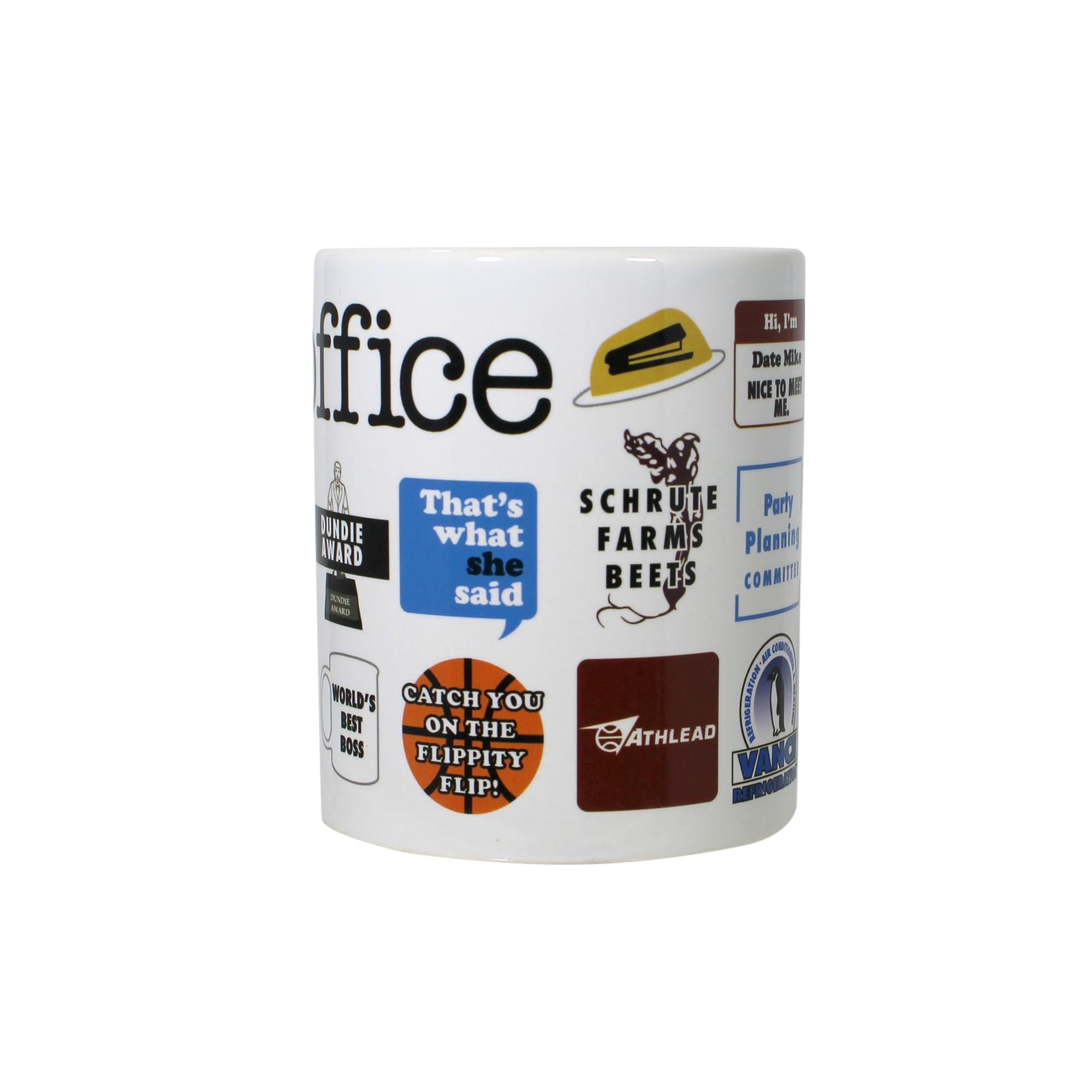 The Ultimate Office Memorabilia Collector Box: Mug, Journal, Air Freshener & Stickers