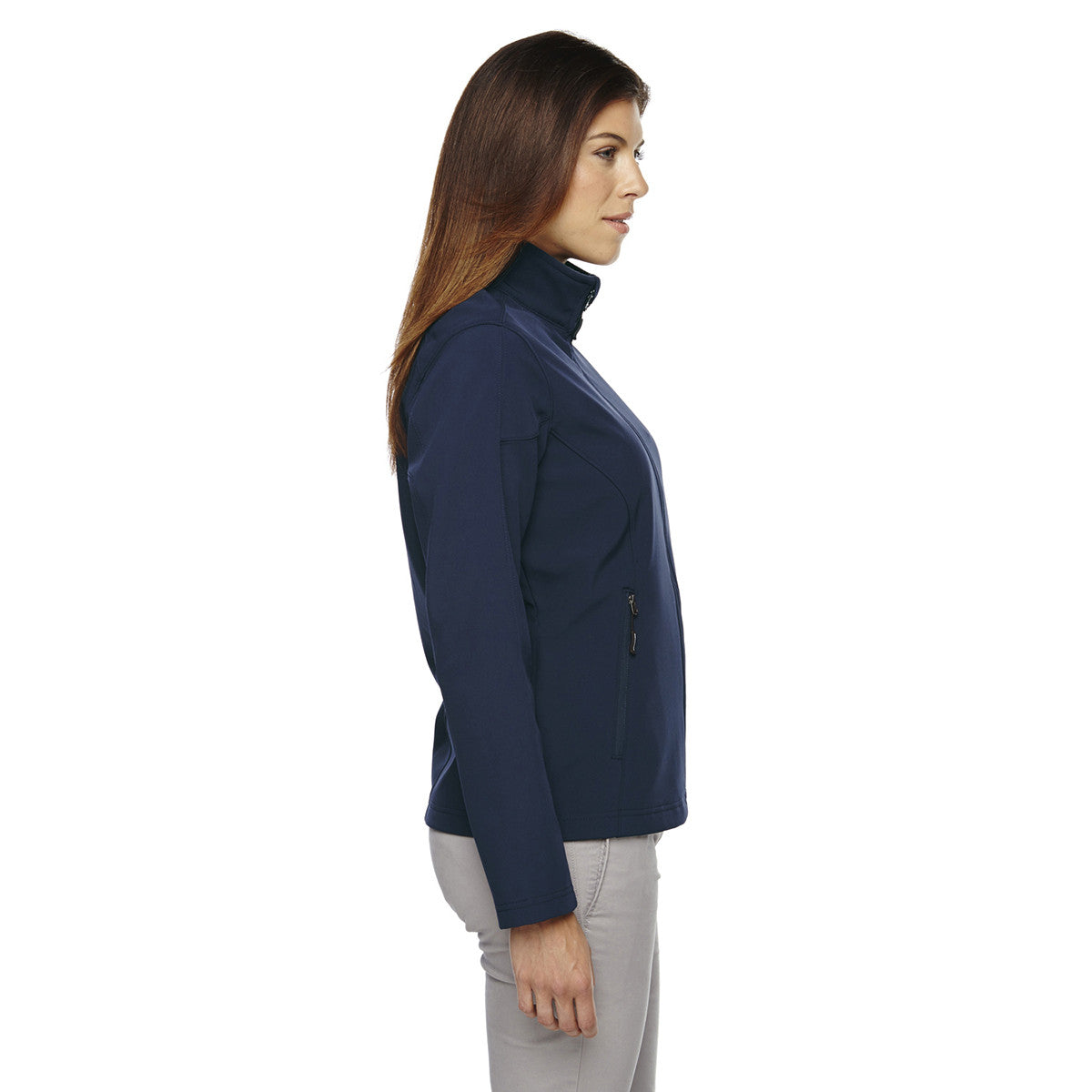 Core 365 Women's Navy Soft Shell Jacket for Cruise