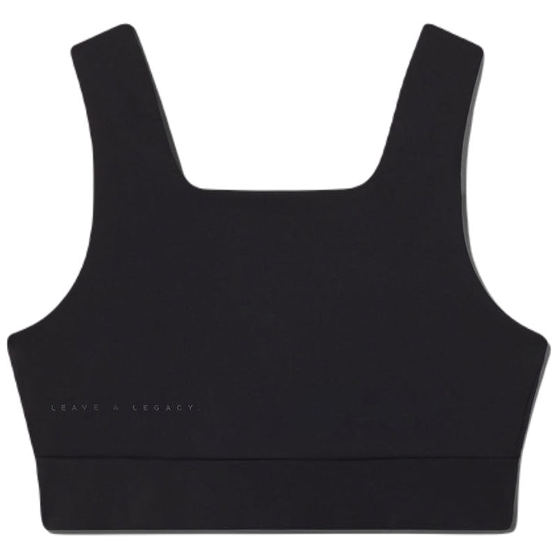 UNRL Women's Stylish Black Performa Longline Logo Bra