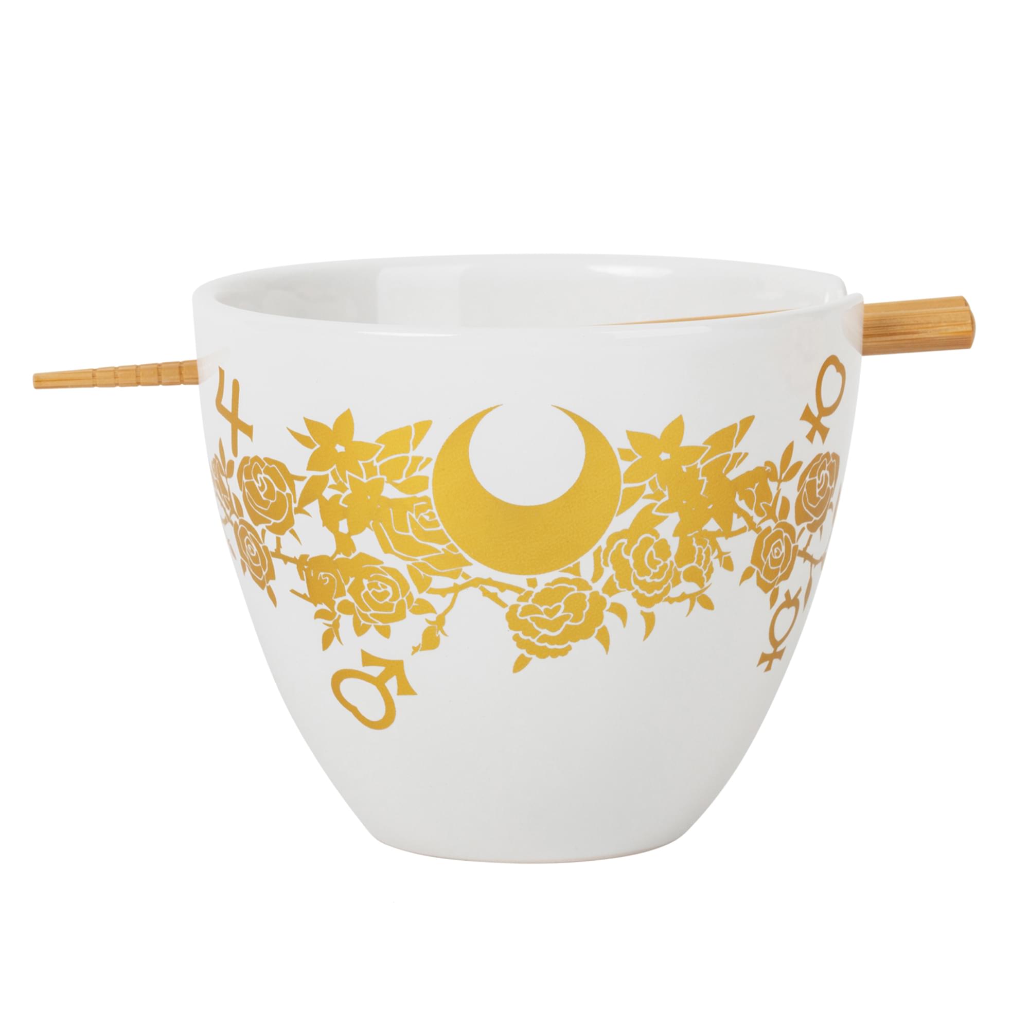 Chic Sailor Moon Crystal 16 - Ounce Ramen Bowl with Chopsticks Set