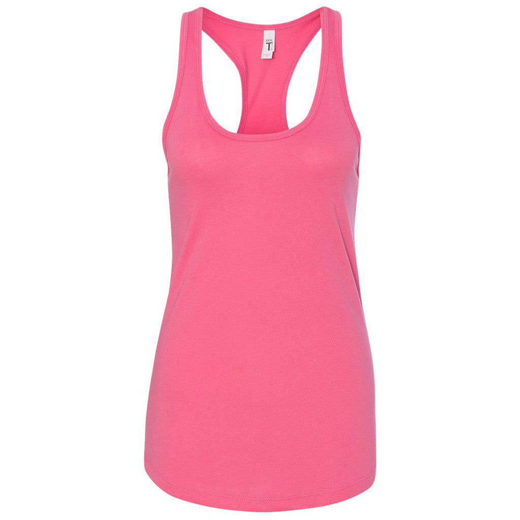 Next Level Women's Ideal Racerback Tank - Hot Pink