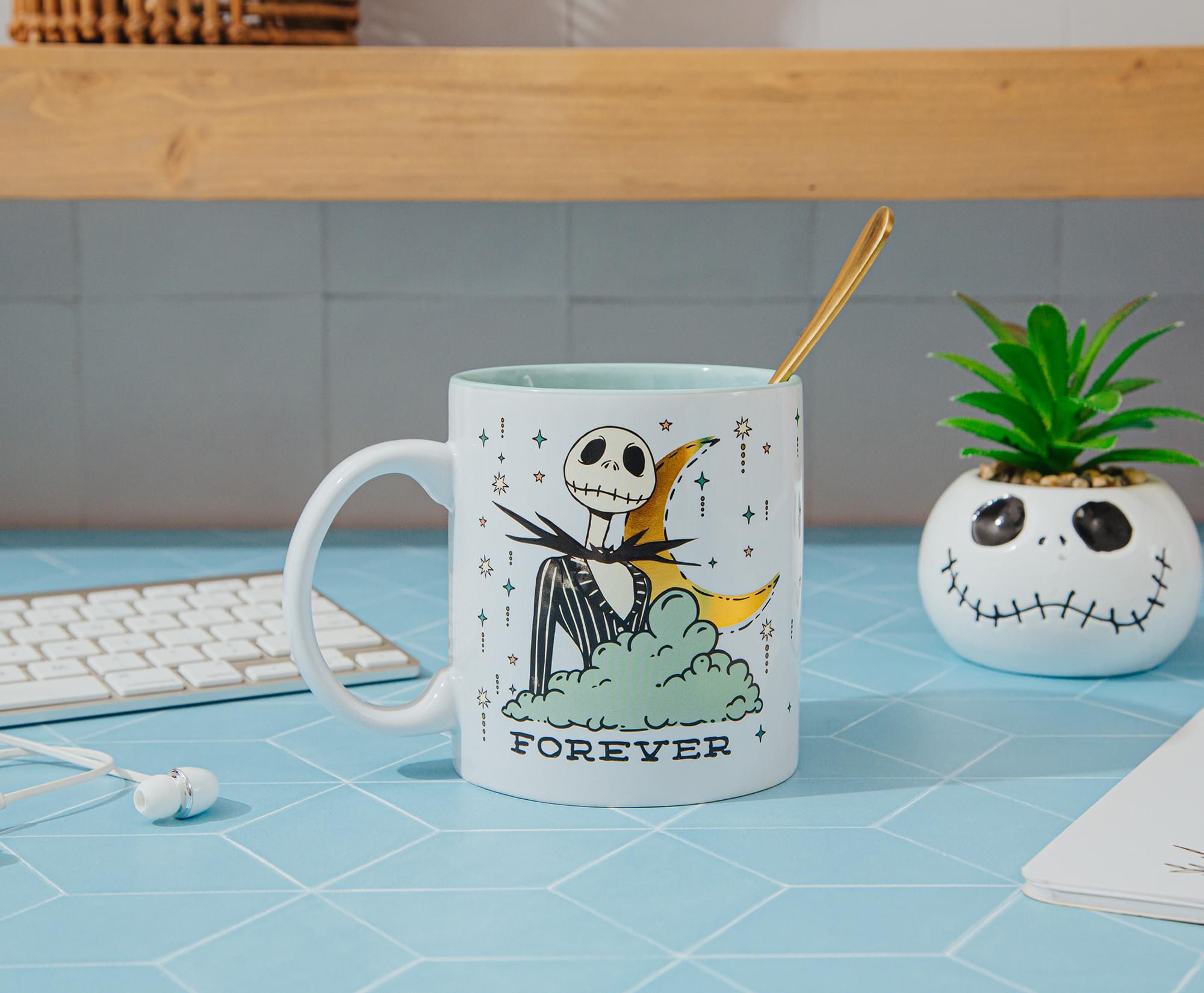 Disney's The Nightmare Before Christmas 'Forever & Always' Foil-Embossed Mug