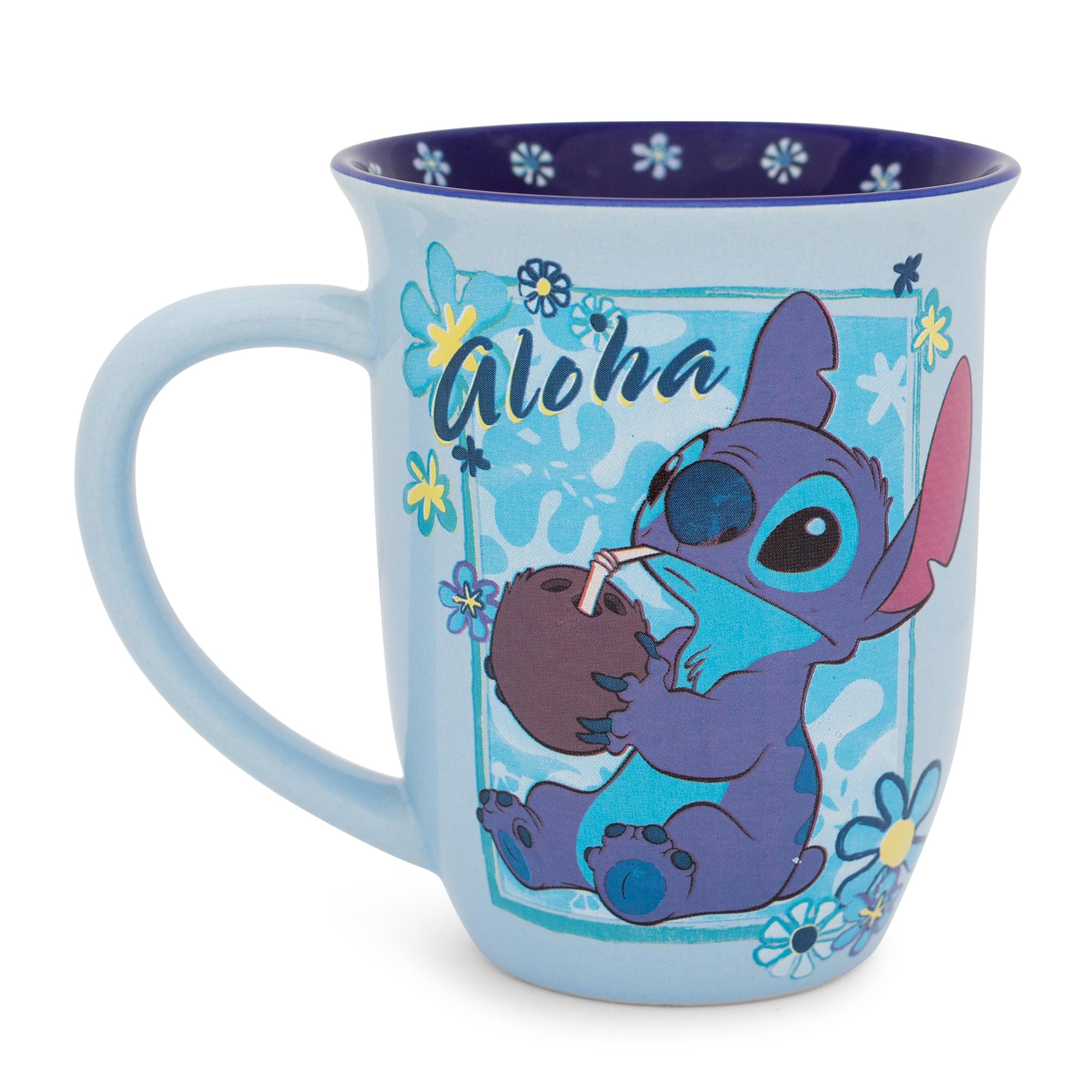 Disney Lilo & Stitch Aloha Ceramic Latte Mug - 16 Oz Delight