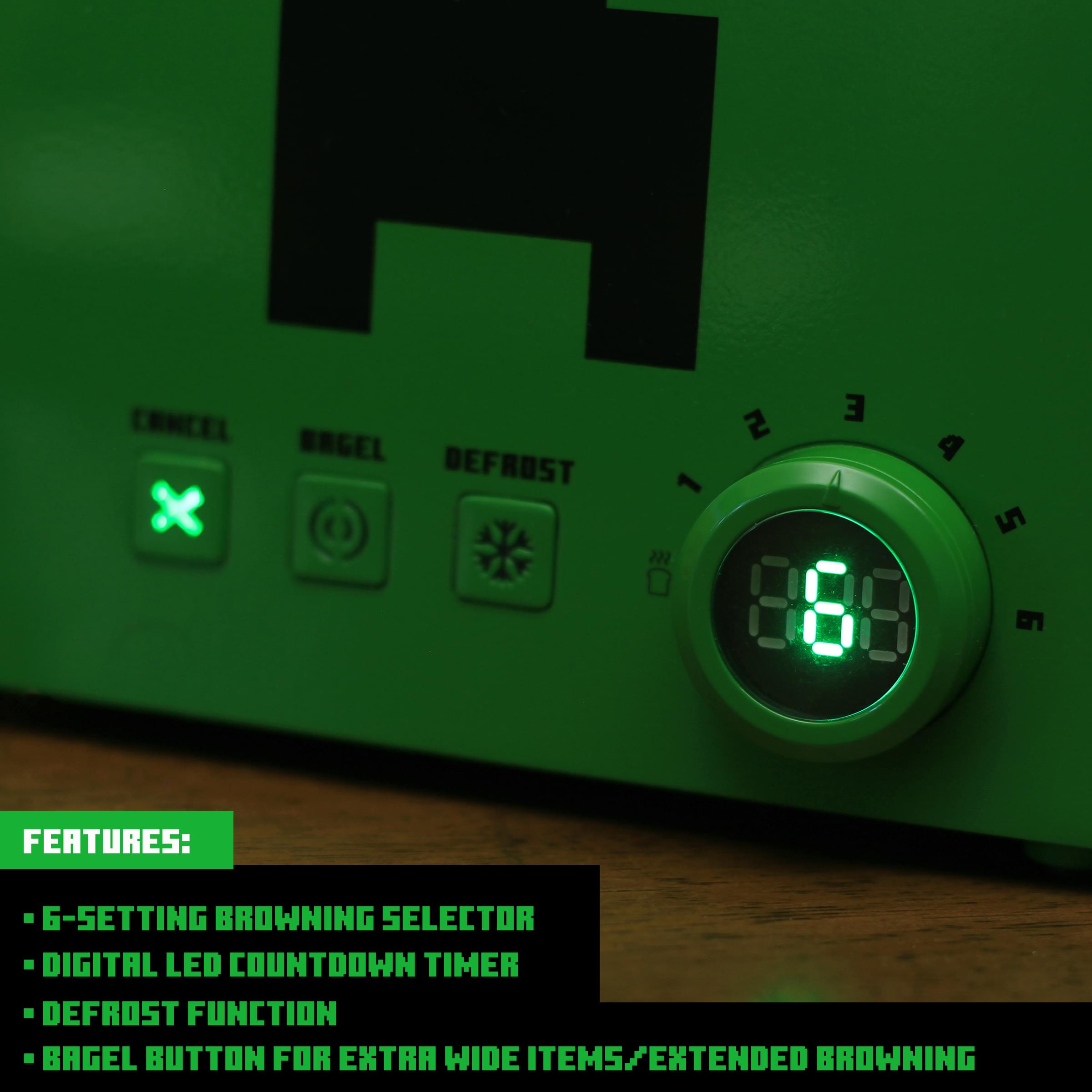 Epic Minecraft Green Creeper Toaster - Toast with a Twist!