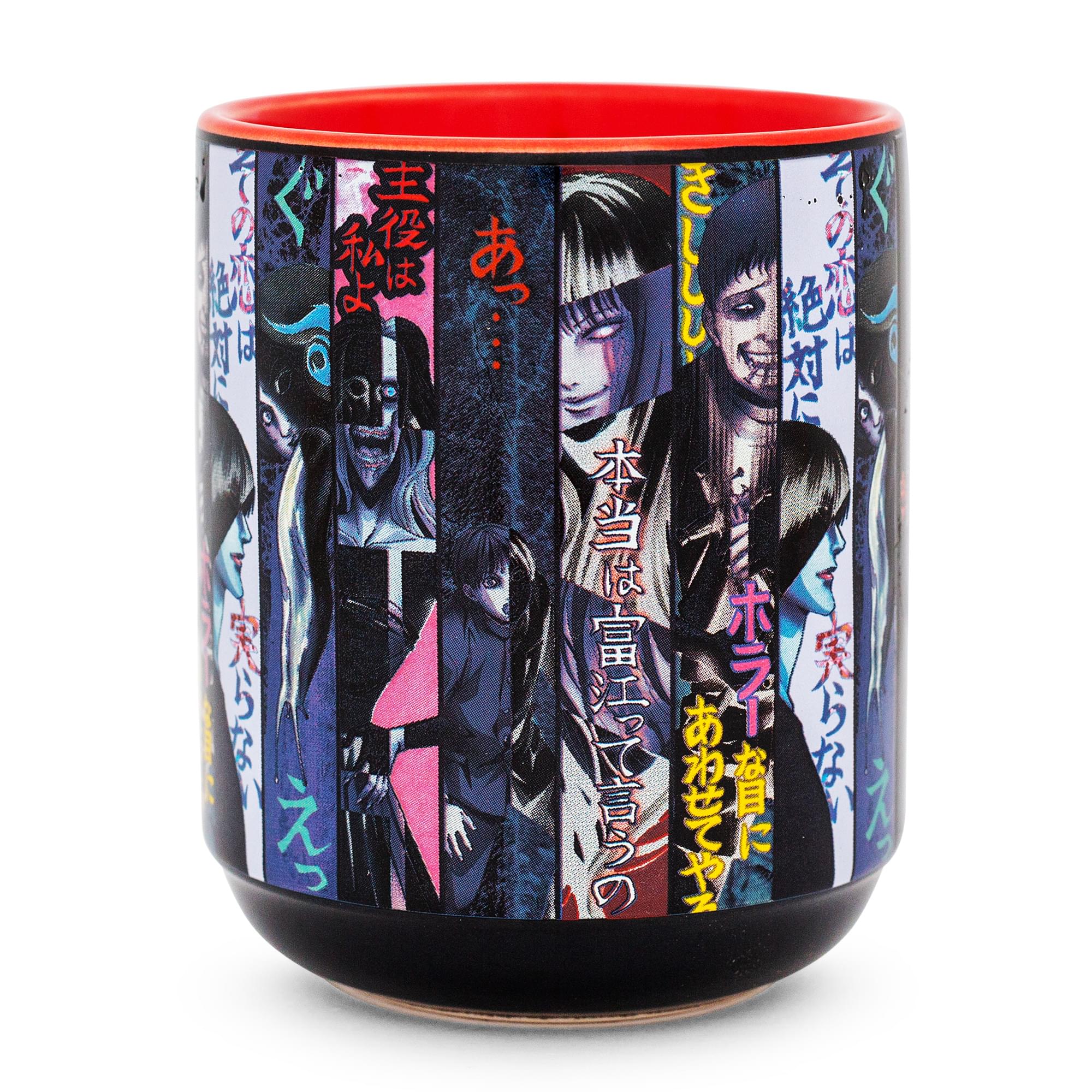 Junji Ito Asian Ceramic Tea Cup - 9 Ounce Horror Artwork